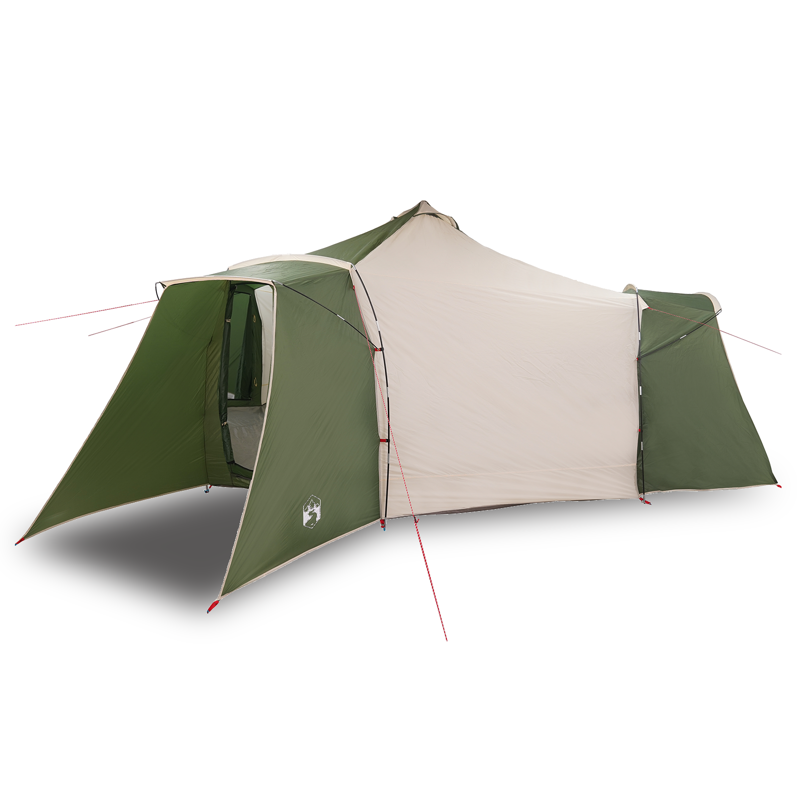 Family Tent Tipi Green 8-Person Waterproof - Image 3