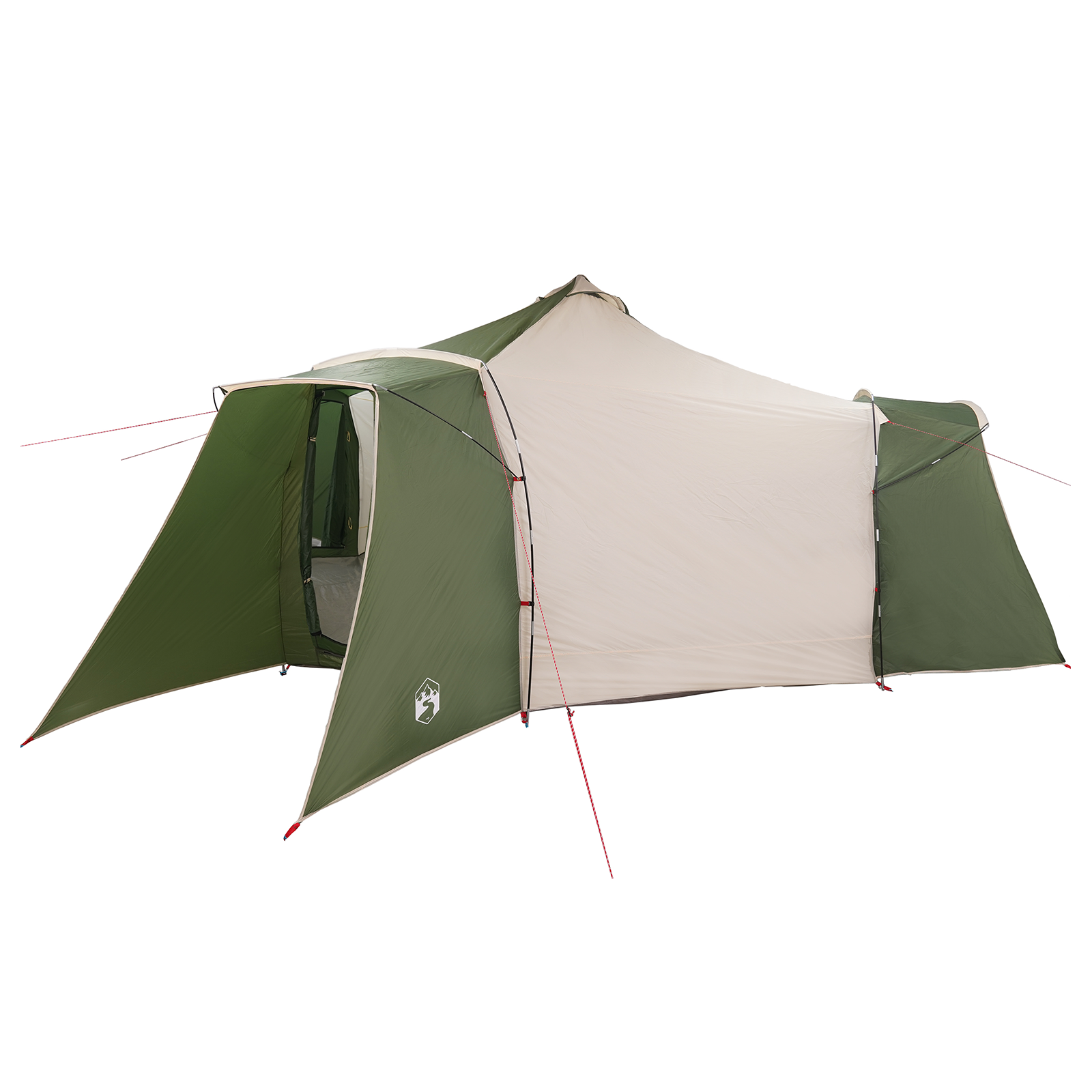 Family Tent Tipi Green 8-Person Waterproof - Image 2