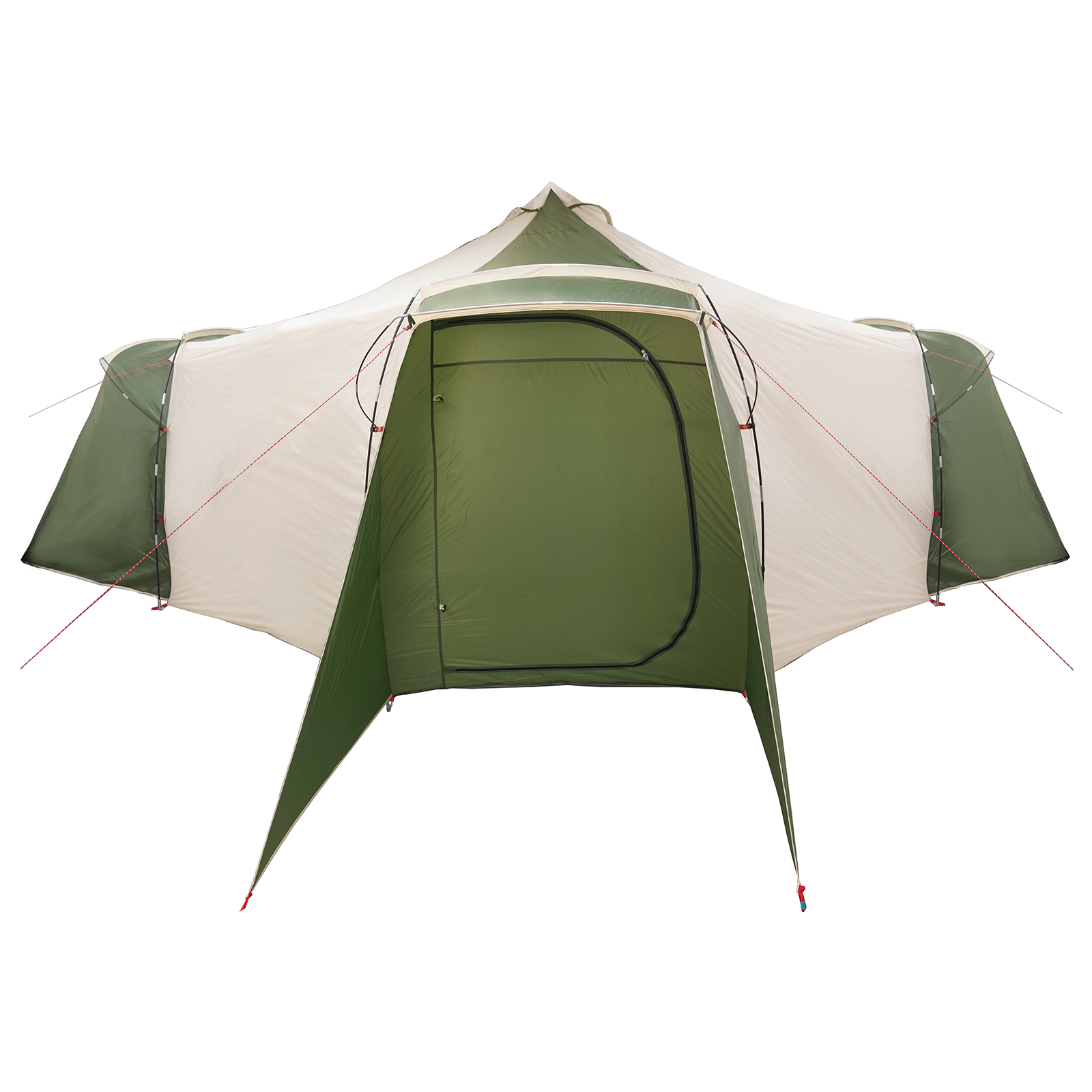 Family Tent Tipi Green 8-Person Waterproof - Image 6