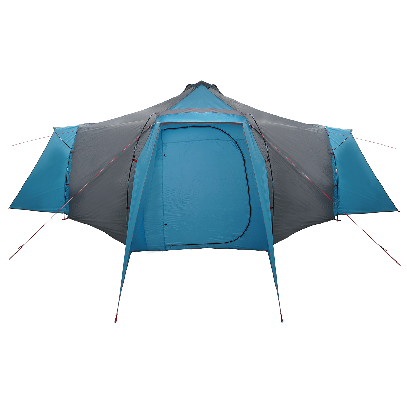 Family Tent Tipi Blue 8-Person Waterproof - Image 6