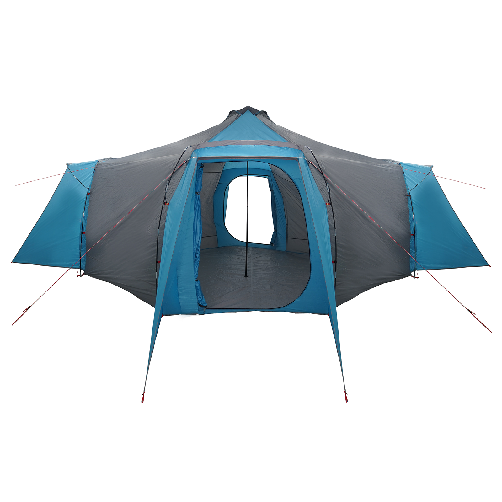 Family Tent Tipi Blue 8-Person Waterproof - Image 4