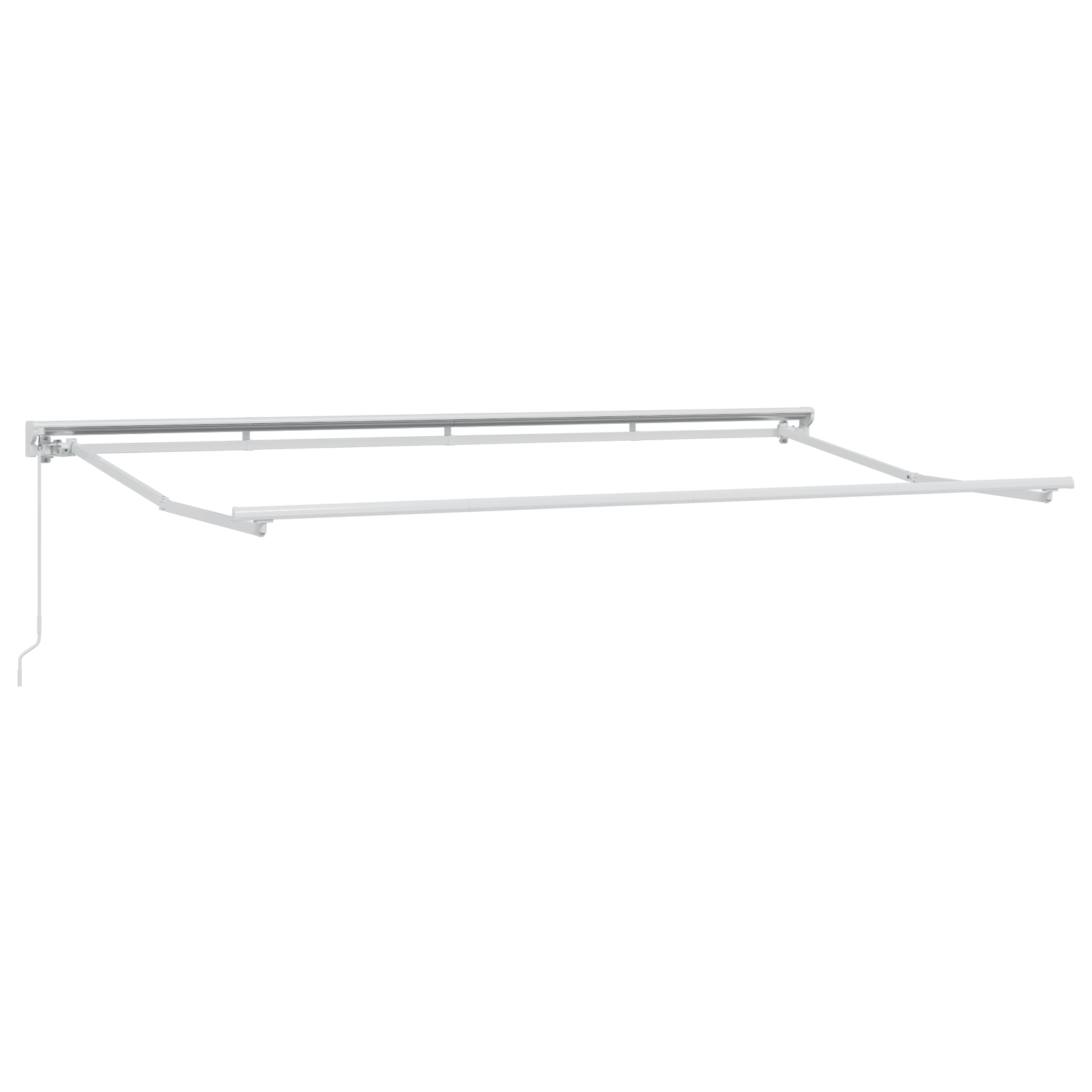 Semi-Cassette Awning Frame Retractable Manually-Operated Metal - Image 2