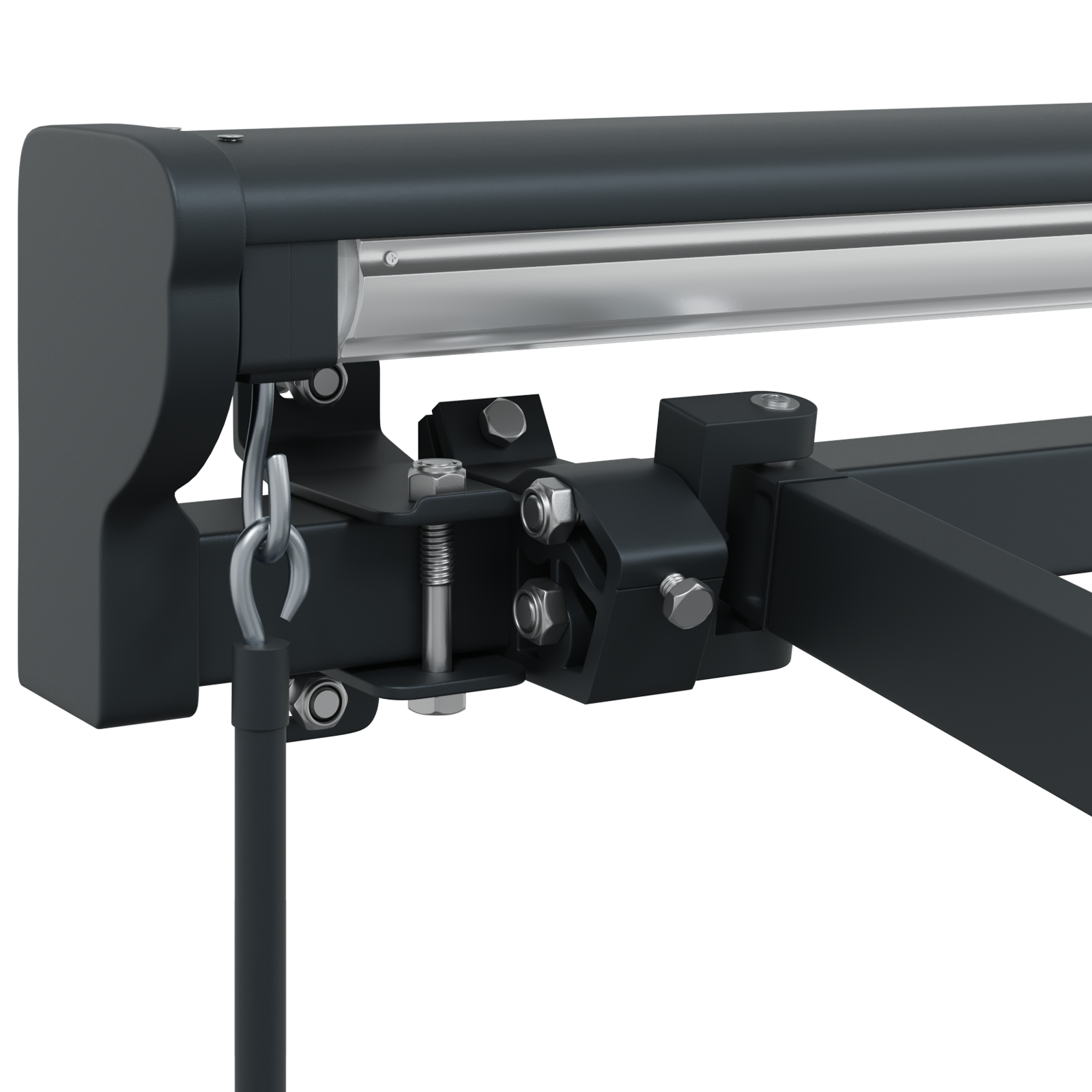 Semi-Cassette Awning Frame Retractable Manually-Operated Metal - Image 8