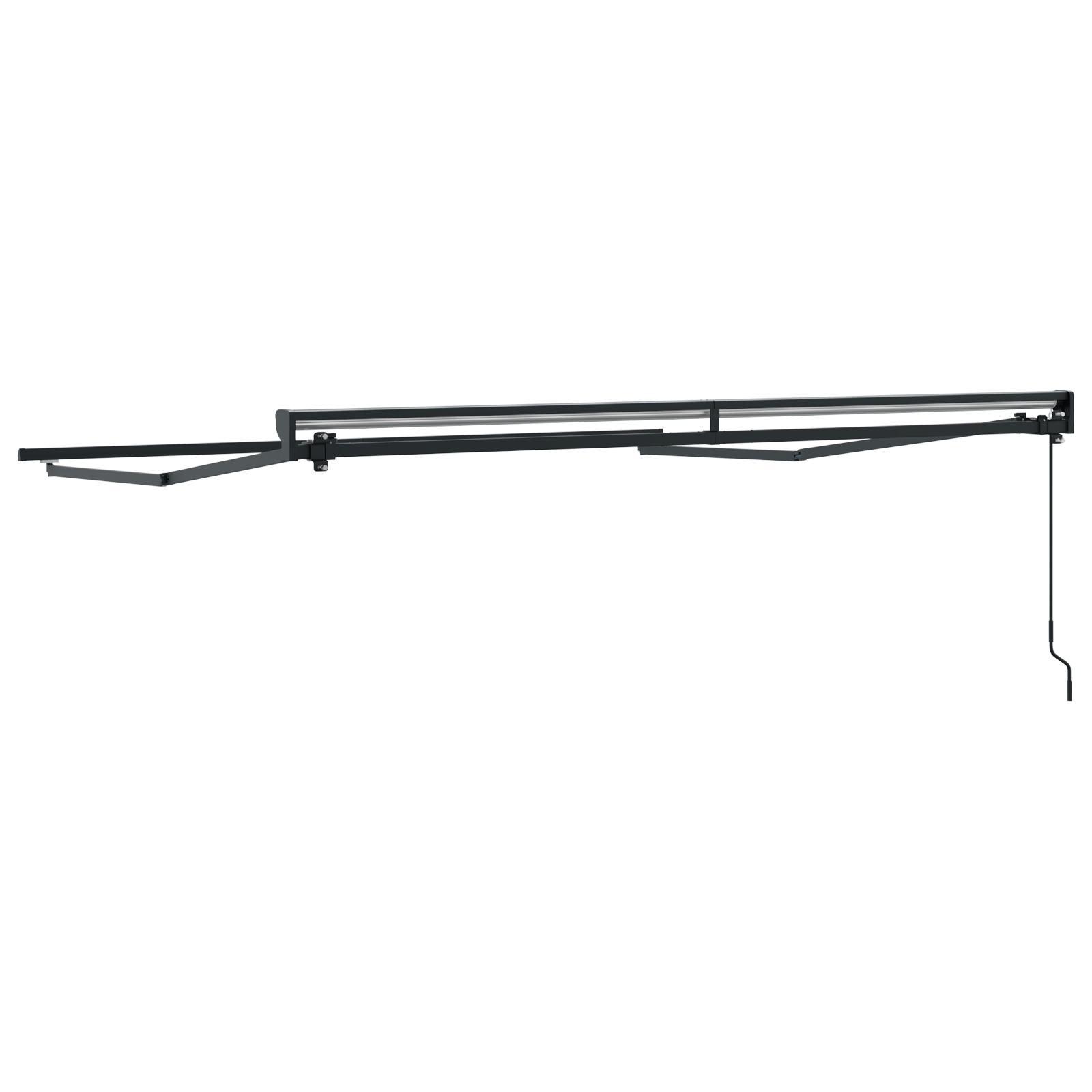 Semi-Cassette Awning Frame Retractable Manually-Operated Metal - Image 6