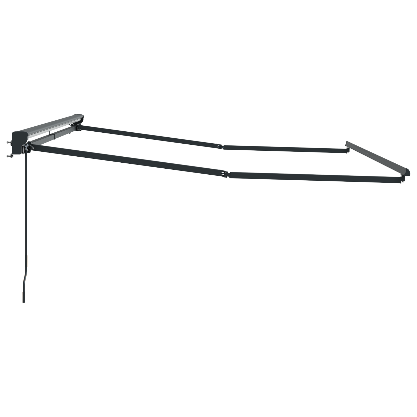 Semi-Cassette Awning Frame Retractable Manually-Operated Metal - Image 5