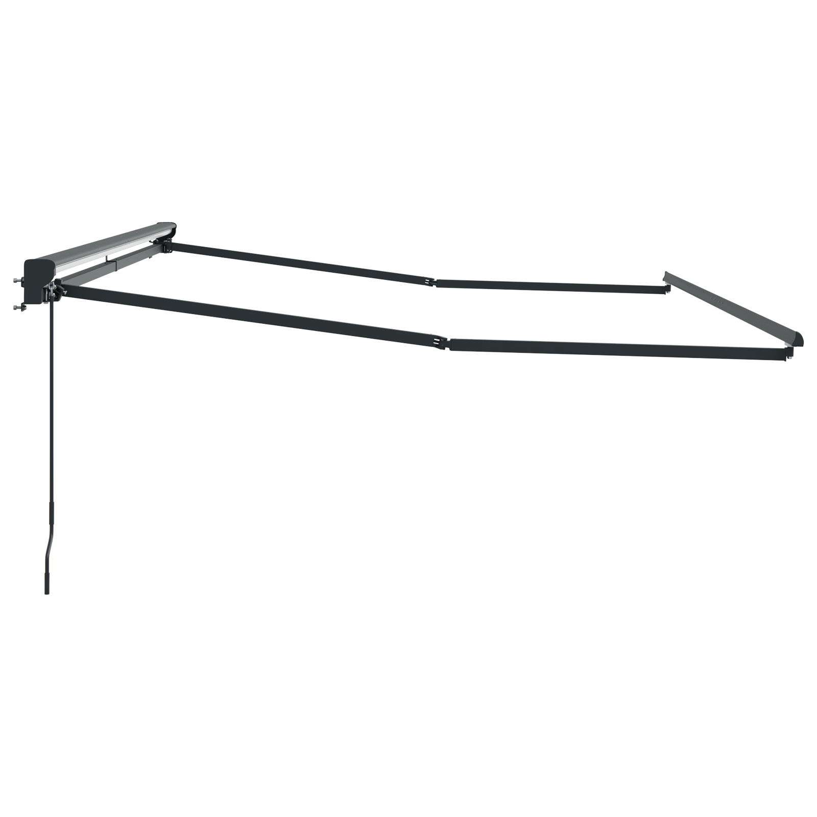 Semi-Cassette Awning Frame Retractable Manually-Operated Metal - Image 5
