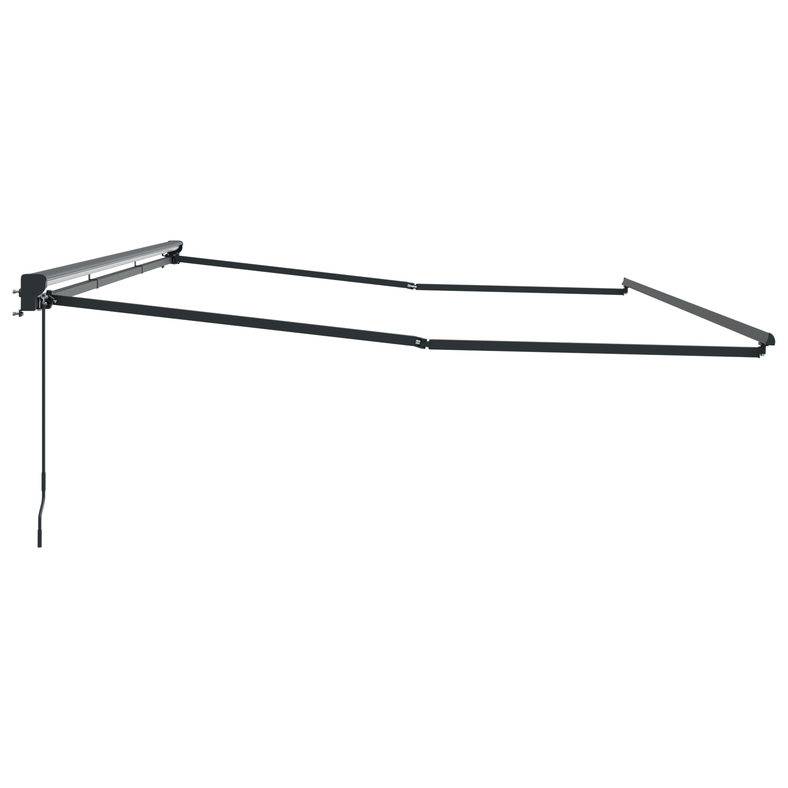 Semi-Cassette Awning Frame, Retractable, Manually Operated Metal - Image 5