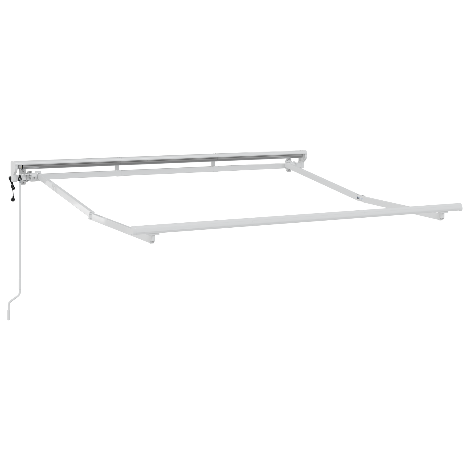 Electric Semi-Cassette Awning Frame Retractable Metal - Image 2