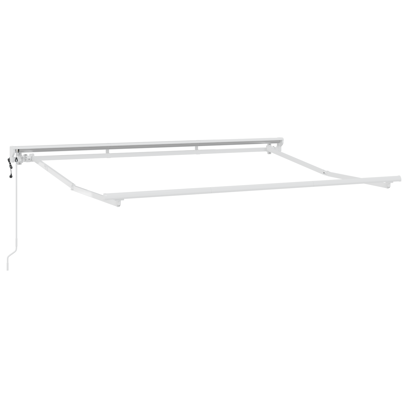 Electric Semi-Cassette Awning Frame Retractable Metal - Image 2