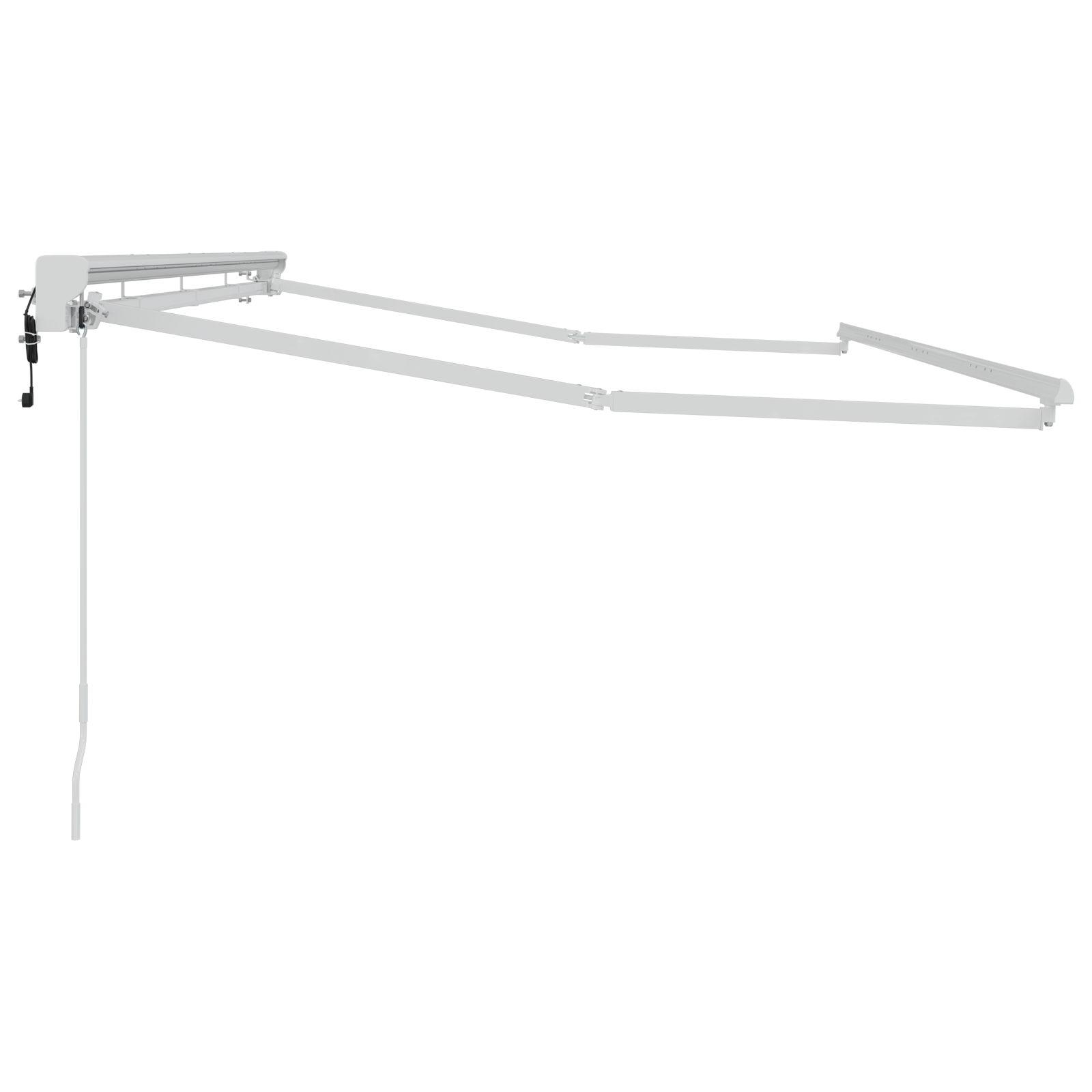 Electric Semi-Cassette Awning Frame Retractable Metal - Image 5