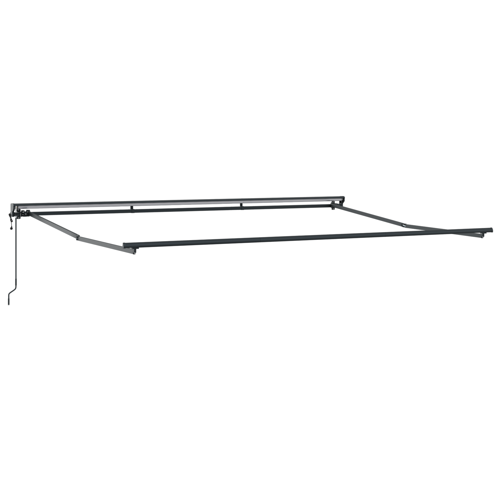 Electric Semi-Cassette Awning Frame Retractable Metal - Image 2