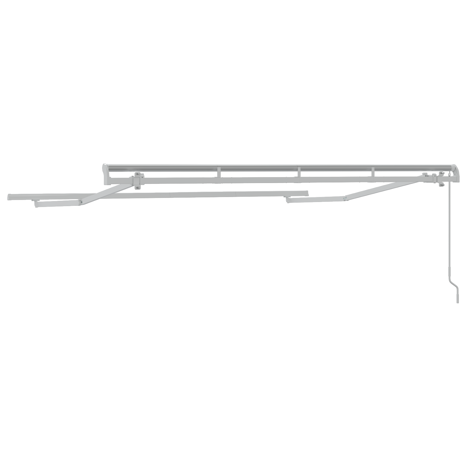 Awning Frame Retractable Manually-Operated 3x2 m Metal - Image 6