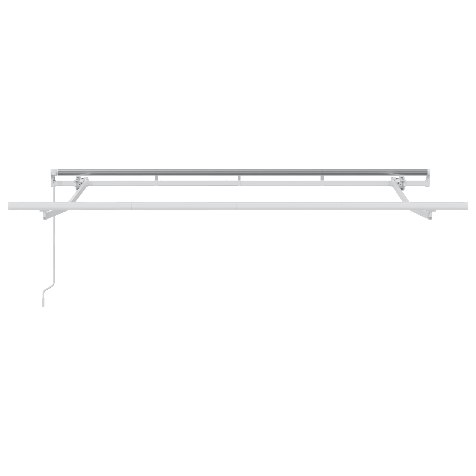 Awning Frame Retractable Manually-Operated 3x2 m Metal - Image 4