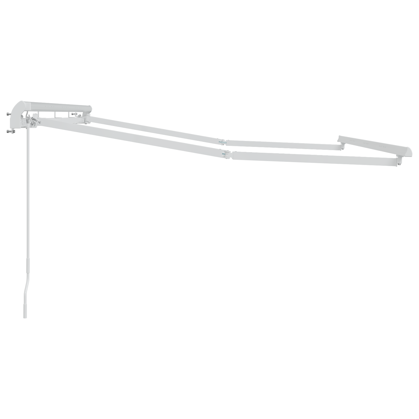 Awning Frame Retractable Manually-Operated 3x2 m Metal - Image 5