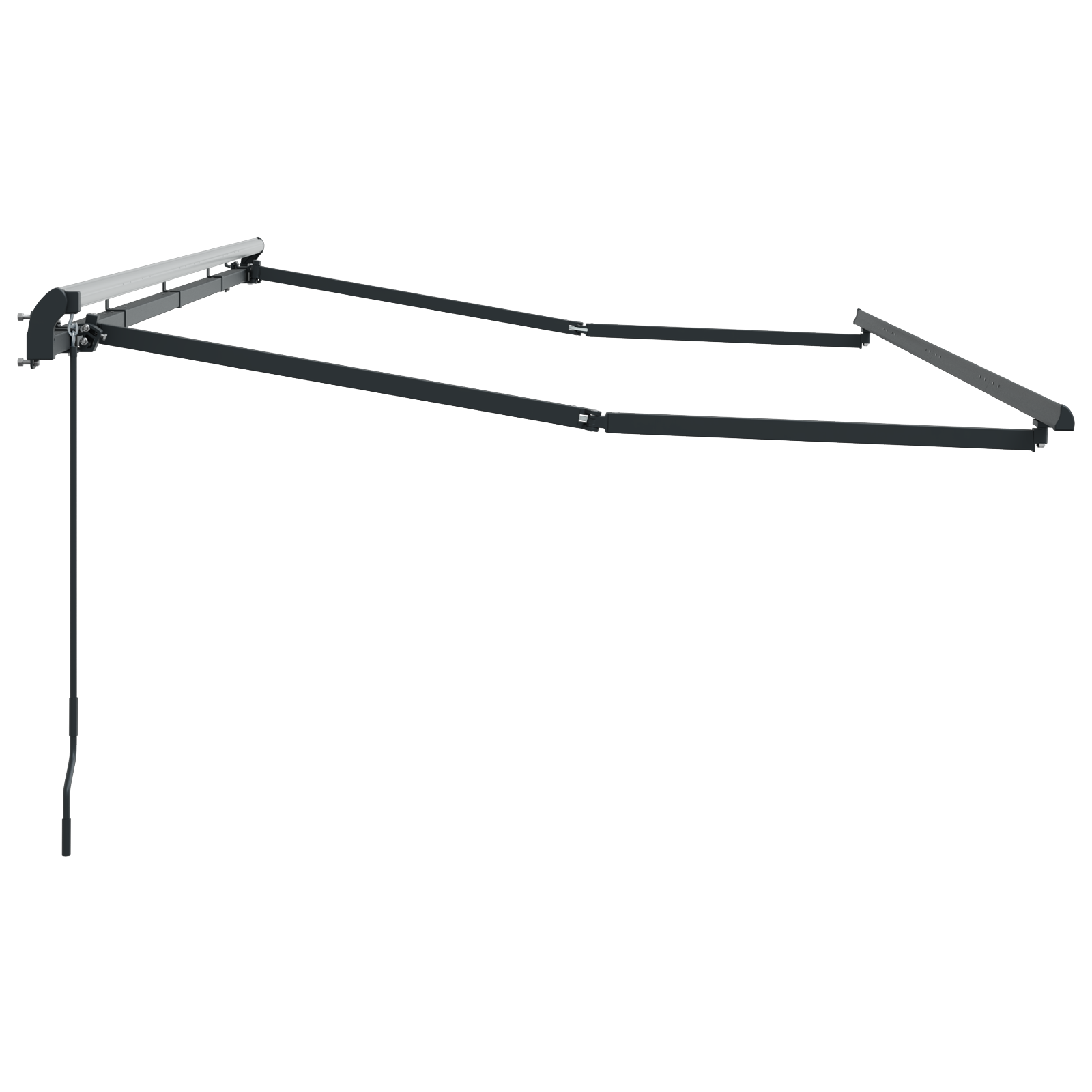 Awning Frame Retractable Manually-Operated 4x2 cm Metal - Image 5