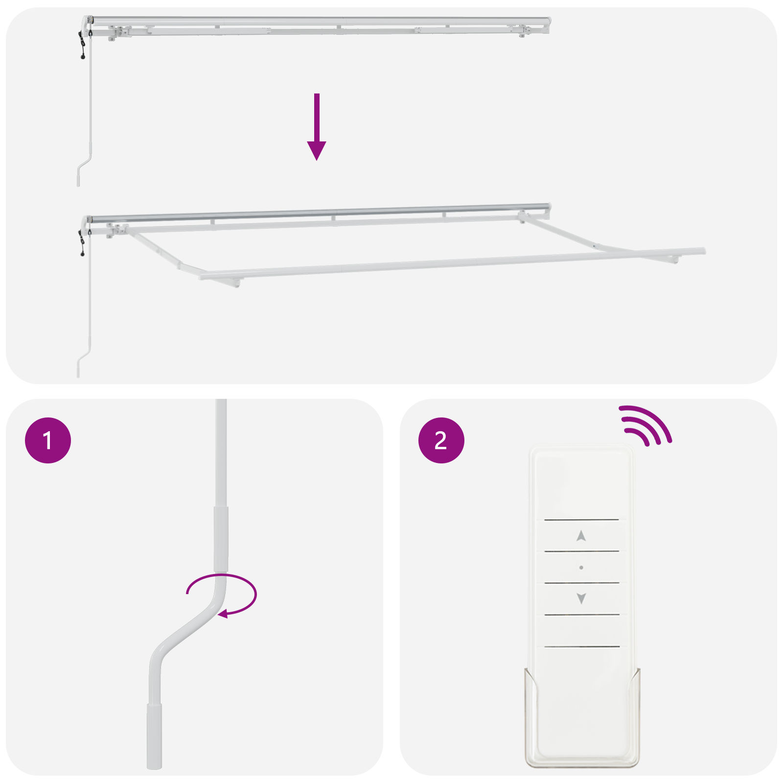 Electric Awning Frame Retractable 4x2 cm Metal - Image 8