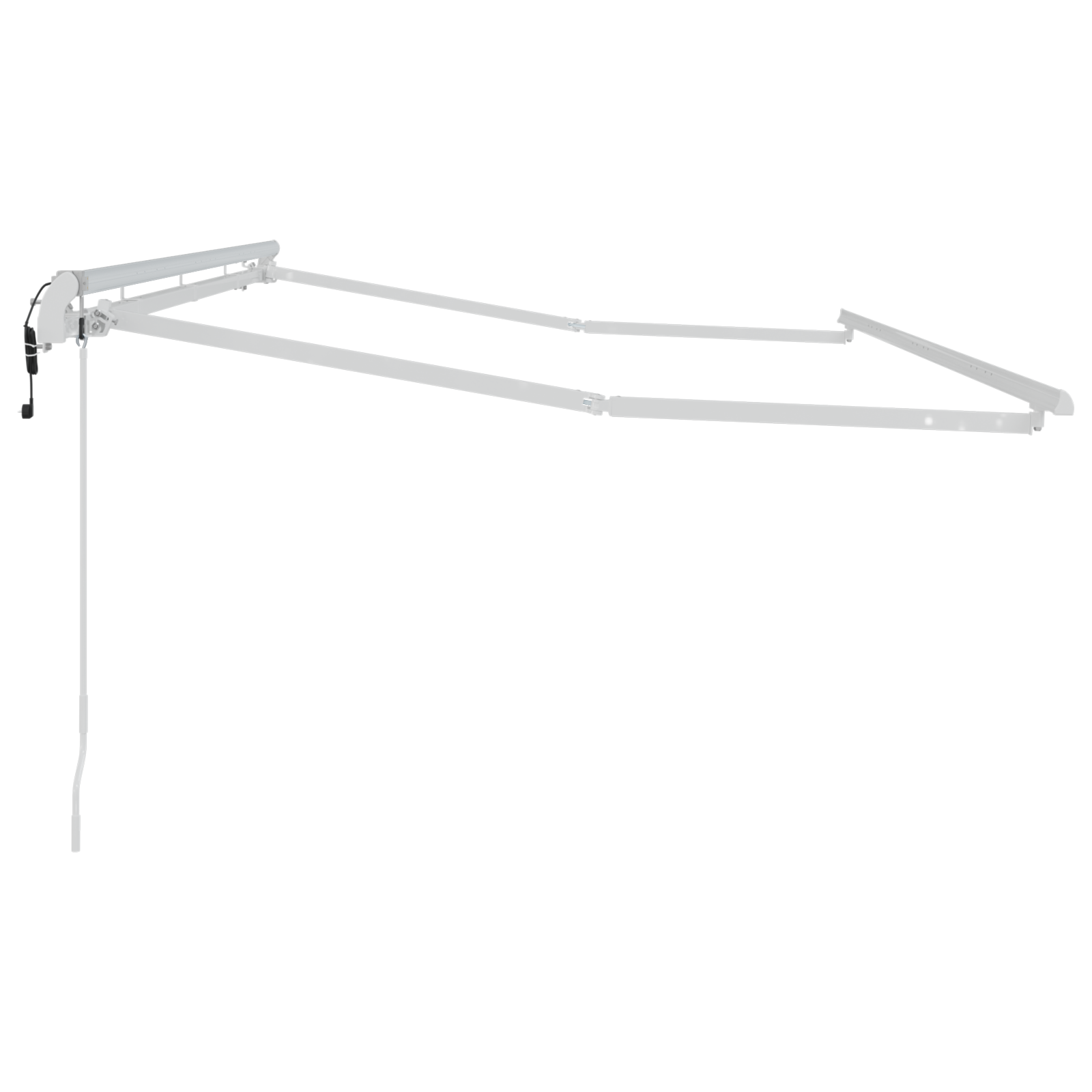 Electric Awning Frame Retractable 4x2 cm Metal - Image 5
