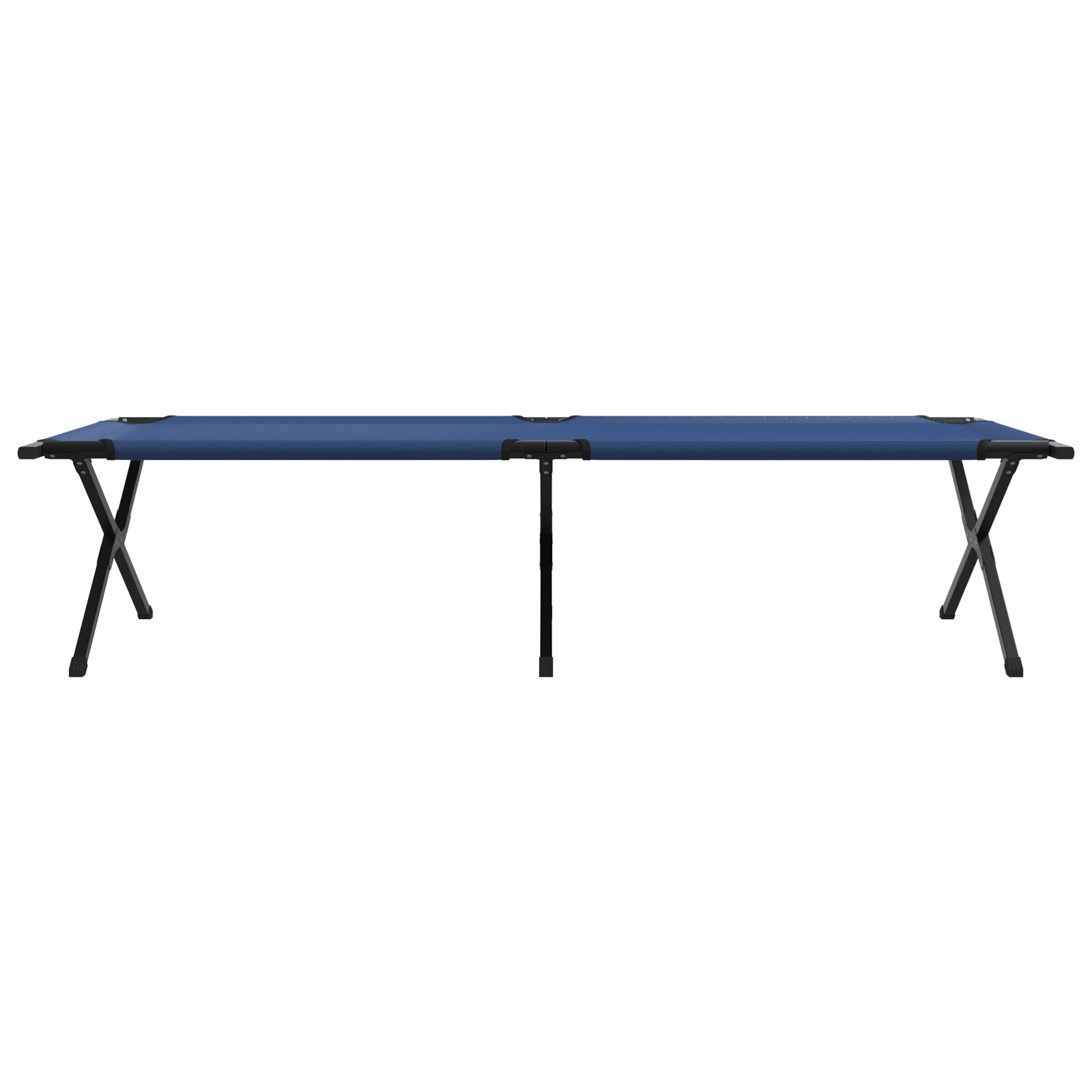 Folding Sun Bed with Carry Bag Blue 600D Oxford Fabric - Image 5