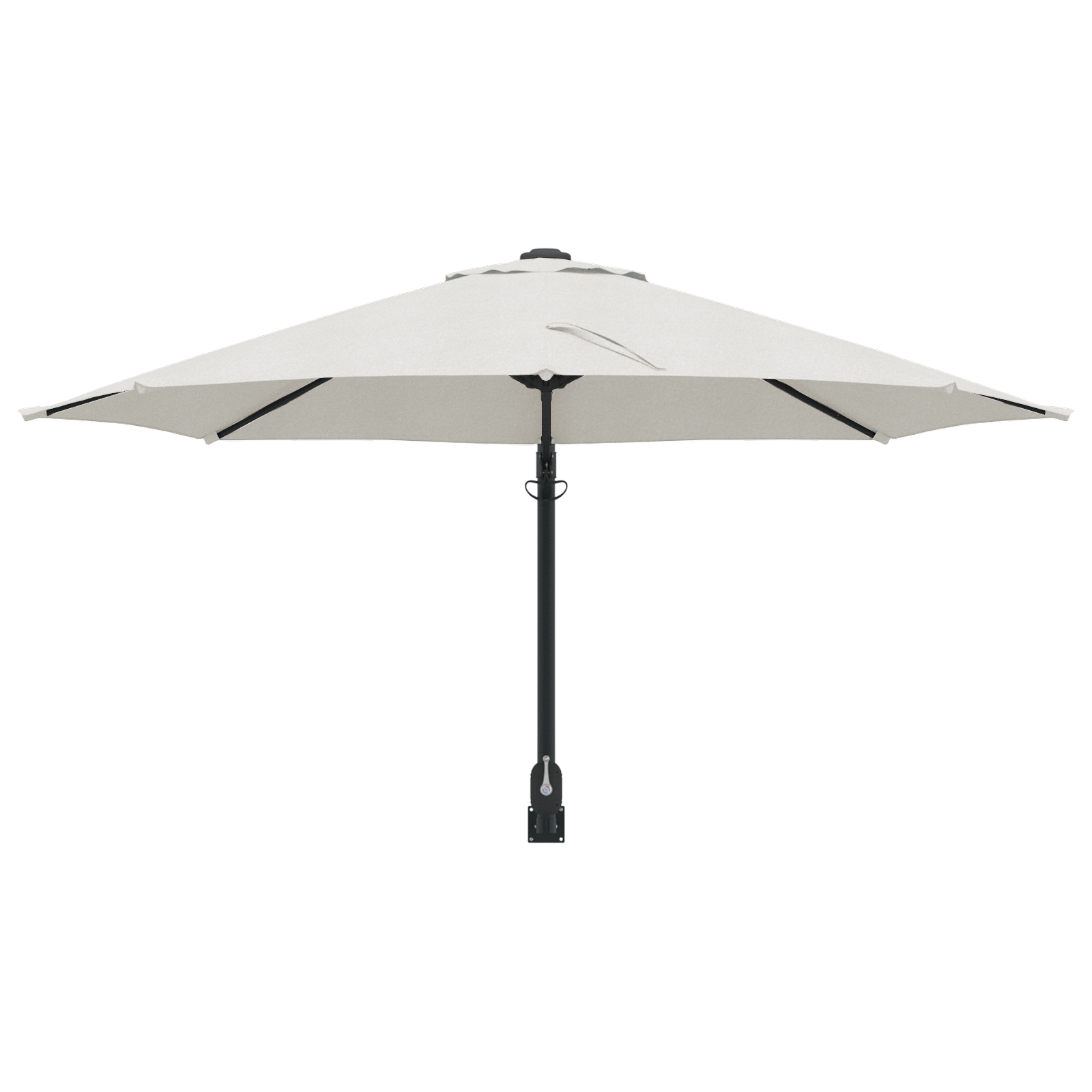 Cantilever Umbrella Sand Polyester, Aluminium Large Collapsible - Image 4
