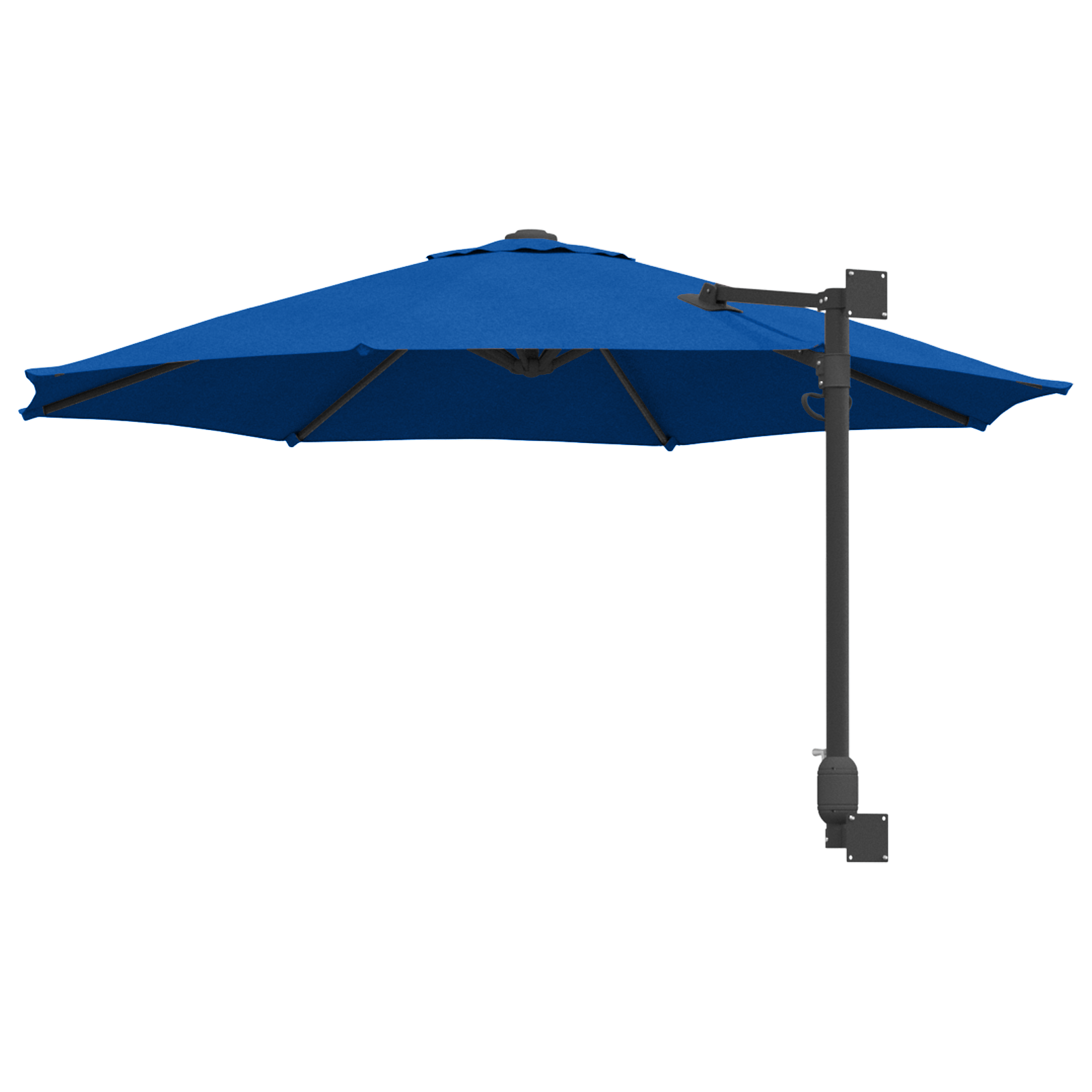 Patio Umbrella Azure blue Polyester Large Tiltable - Image 6