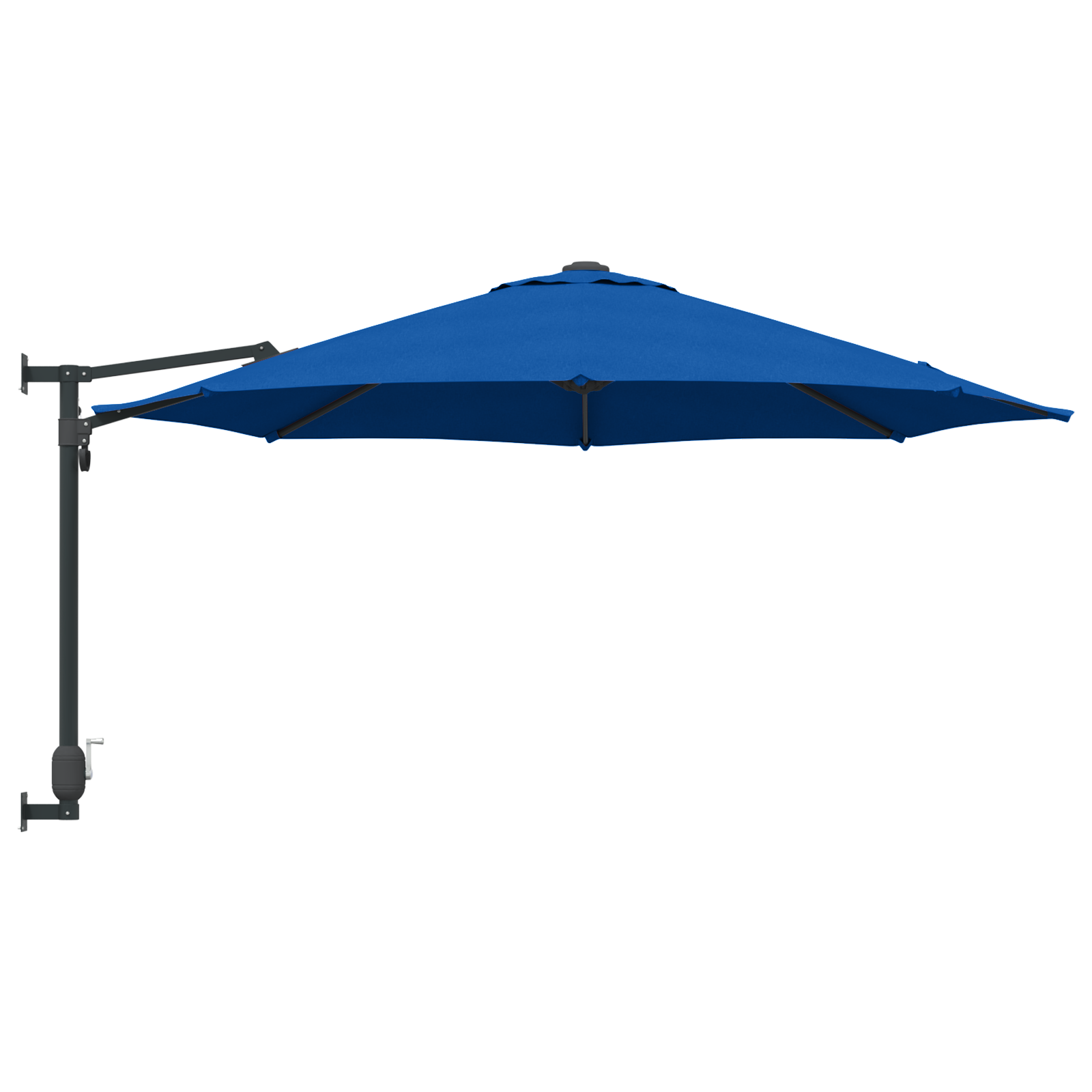 Patio Umbrella Azure blue Polyester Large Tiltable - Image 5