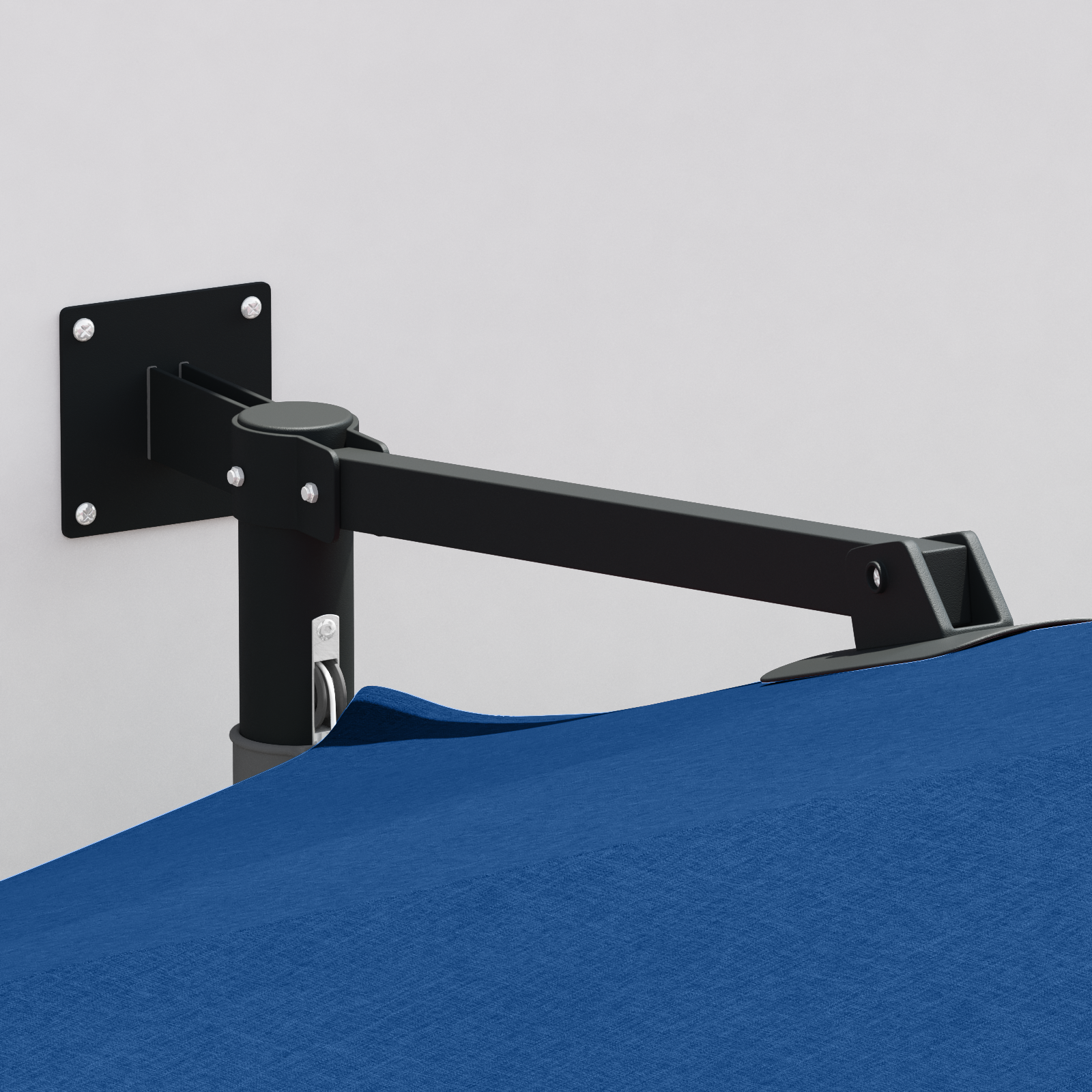 Patio Umbrella Azure blue Polyester Large Tiltable - Image 3