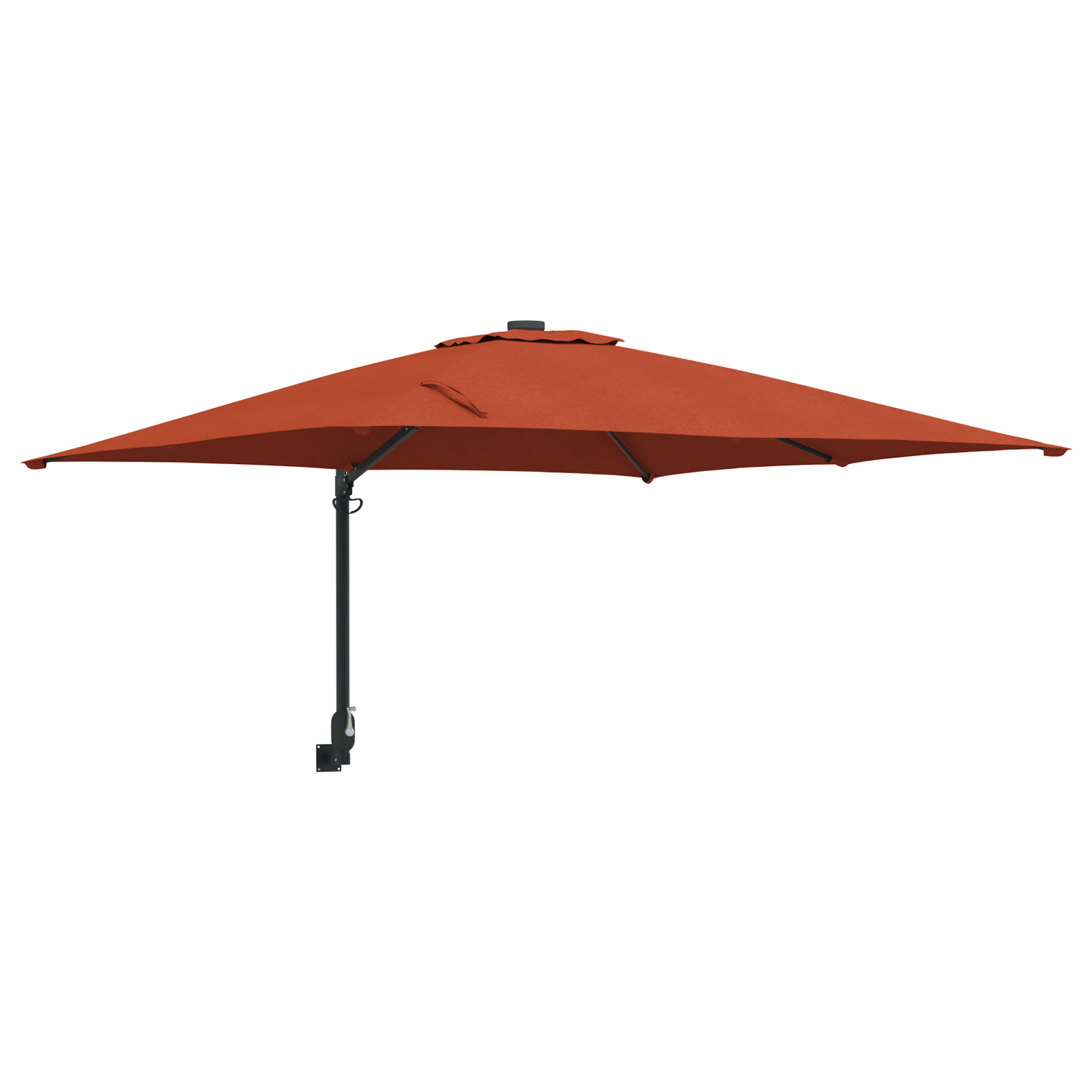 Wandgemonteerde Tuinparasol Terracotta 247 cm image 2