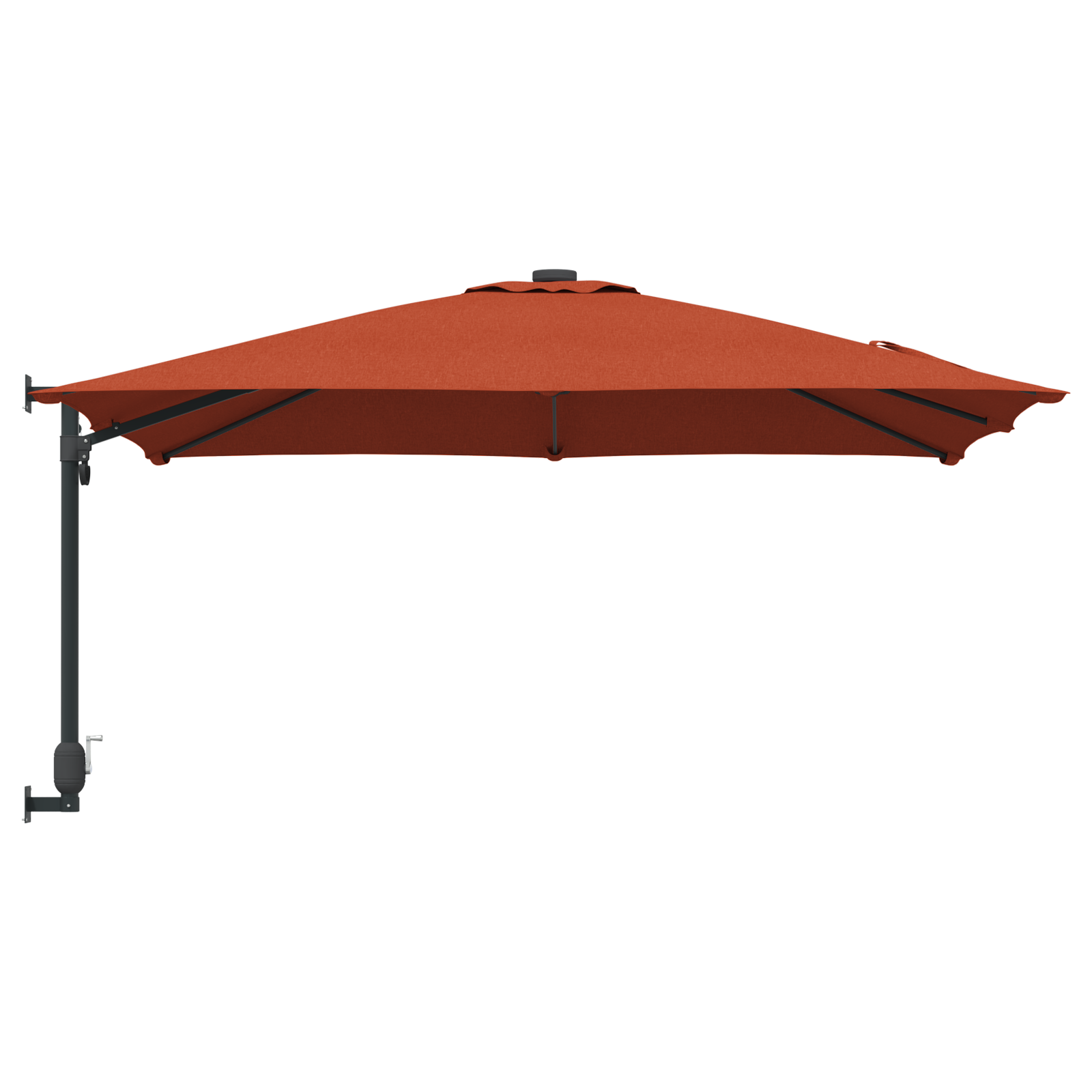 Wandgemonteerde Tuinparasol Terracotta 247 cm image 5