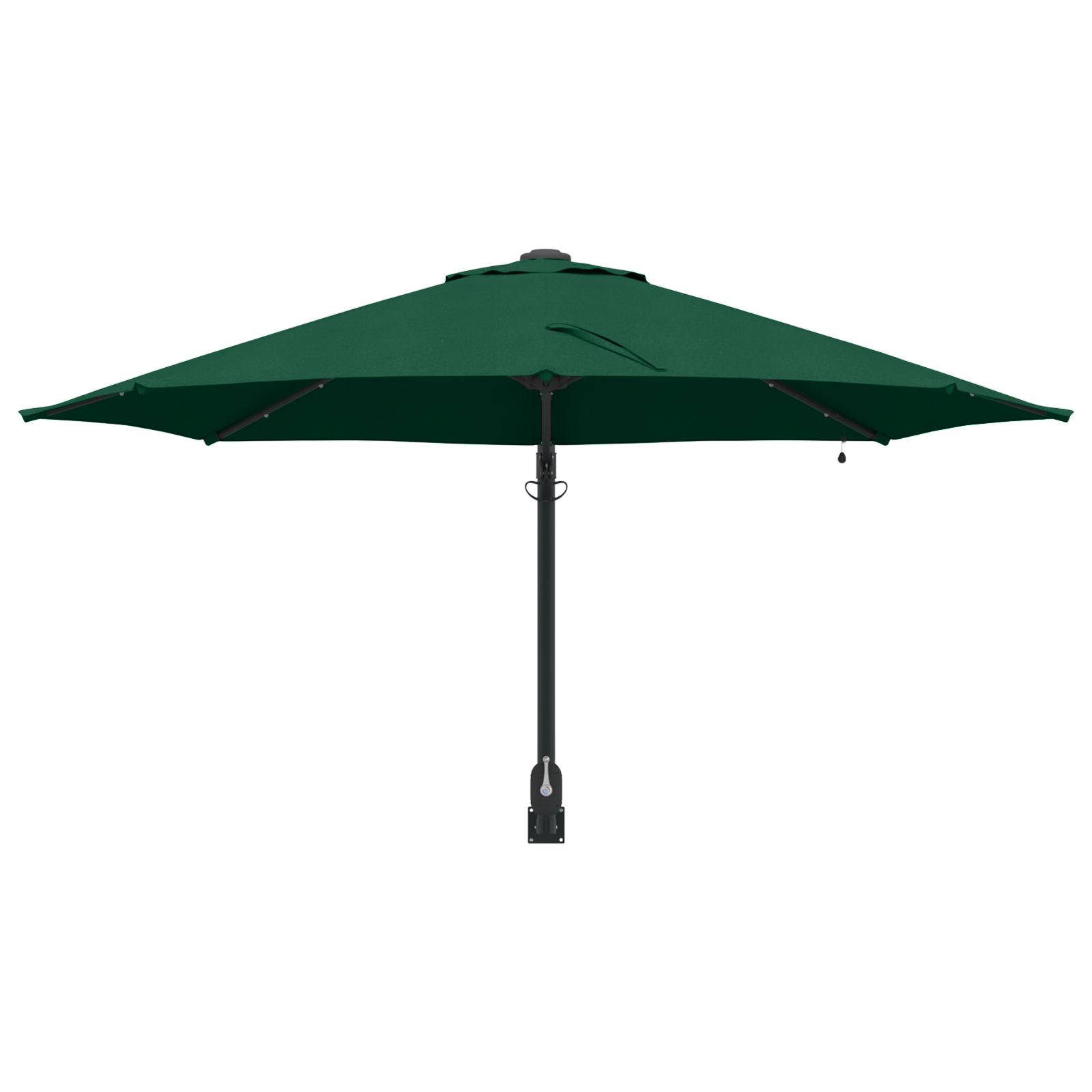 Wall-mounted Garden Parasol with LEDs Green 248 cm - Image 4