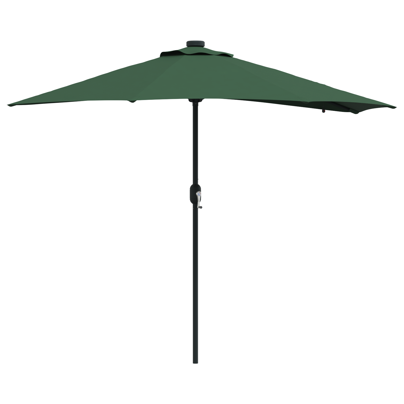 Tuinparasol Groen 294 x 150 x 223 cm Polyester en staal image 2