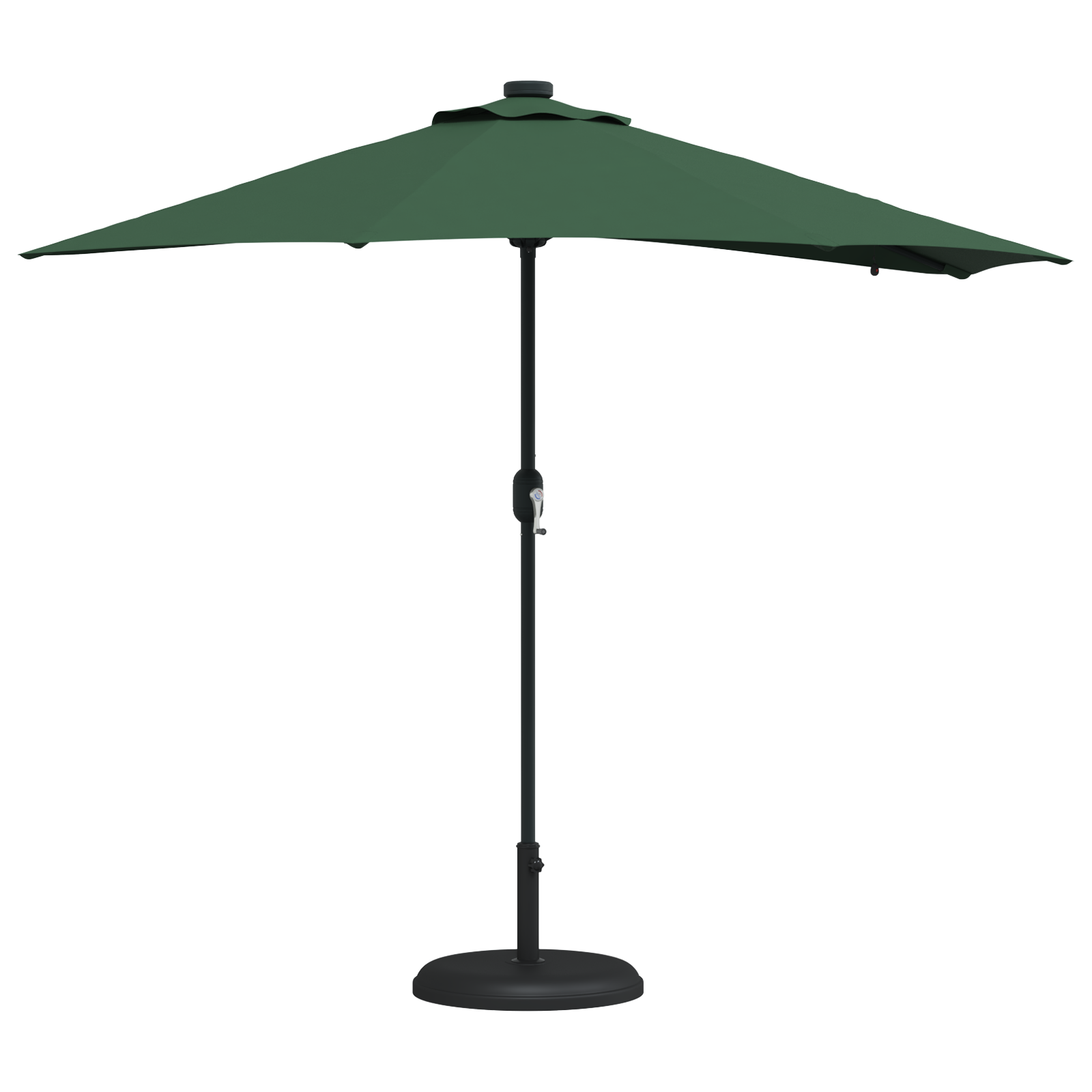 Tuinparasol Groen 294 x 150 x 223 cm Polyester en staal image 3