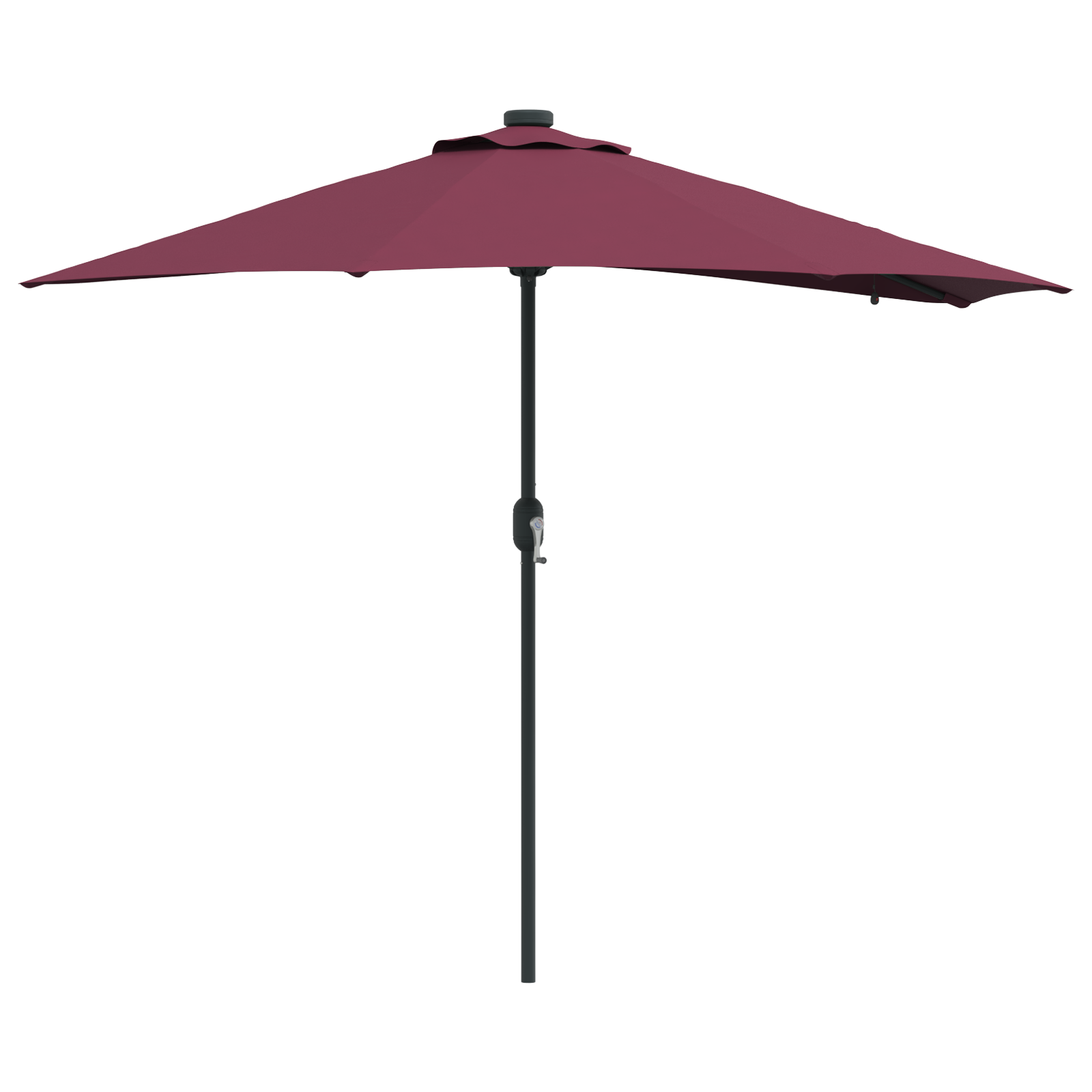 Tuinparasol Bordeaux Rood 294 x 150 x 223 cm Polyester en staal image 2