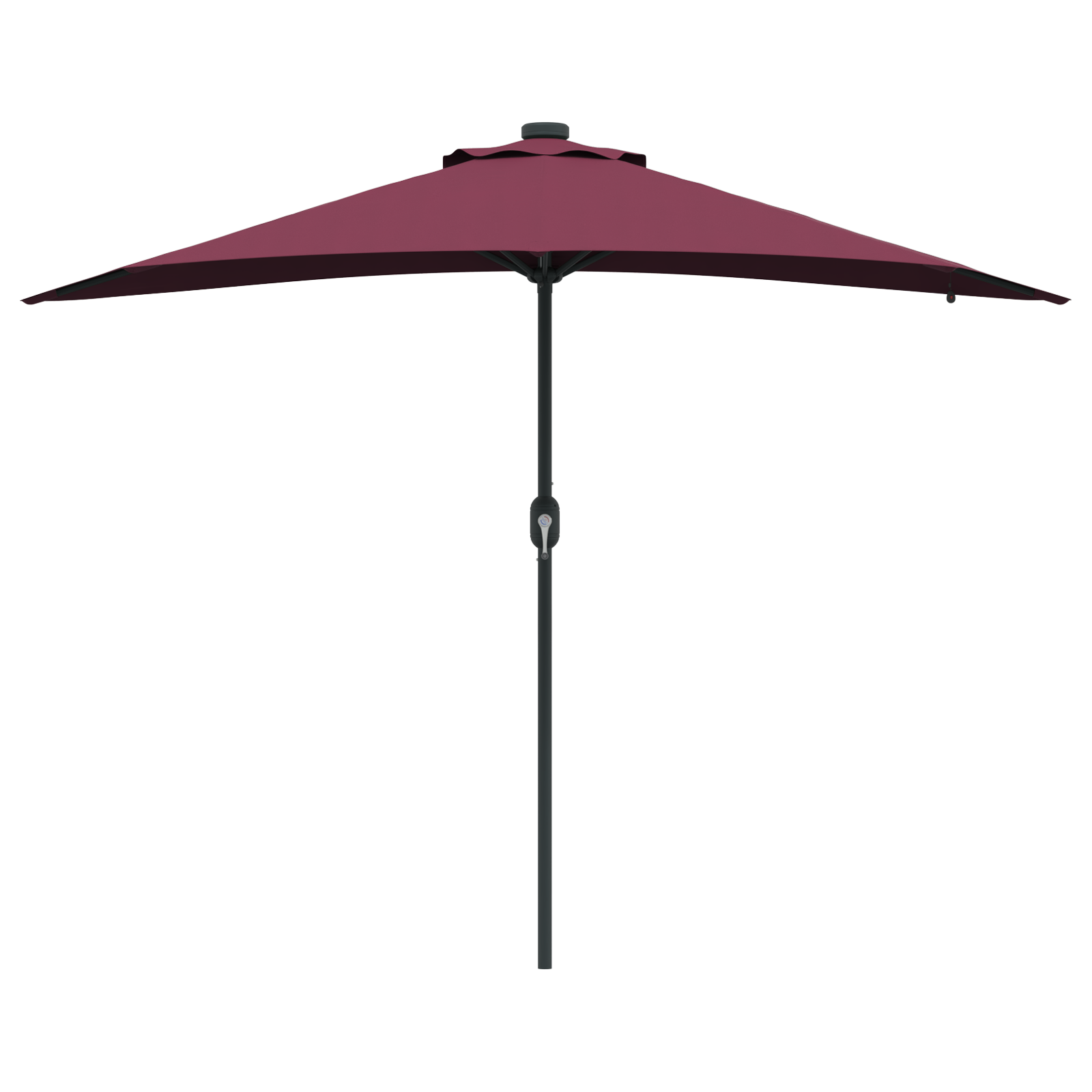 Tuinparasol Bordeaux Rood 294 x 150 x 223 cm Polyester en staal image 5
