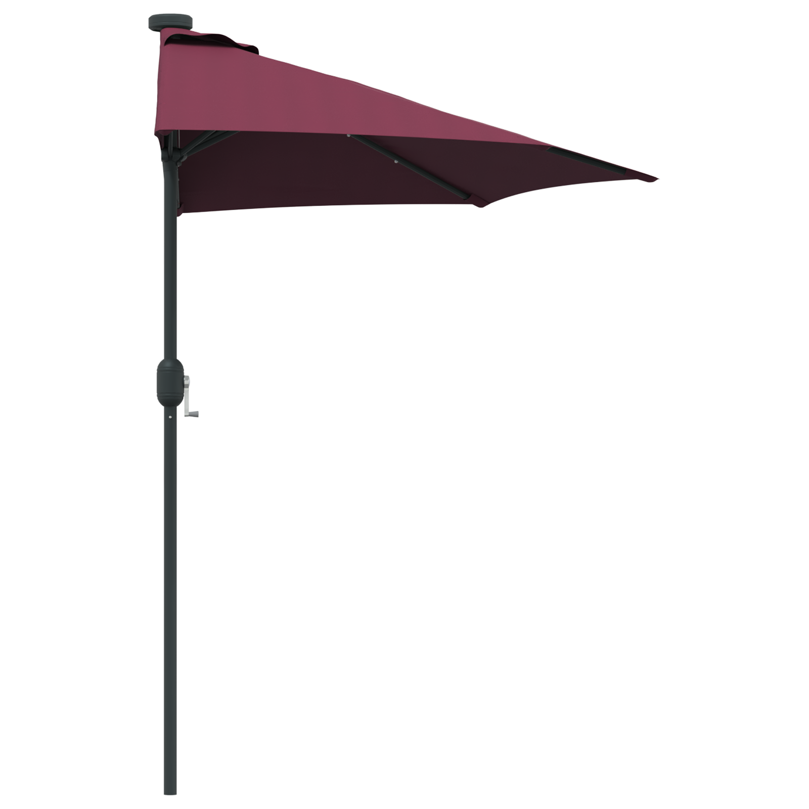 Tuinparasol Bordeaux Rood 294 x 150 x 223 cm Polyester en staal image 6