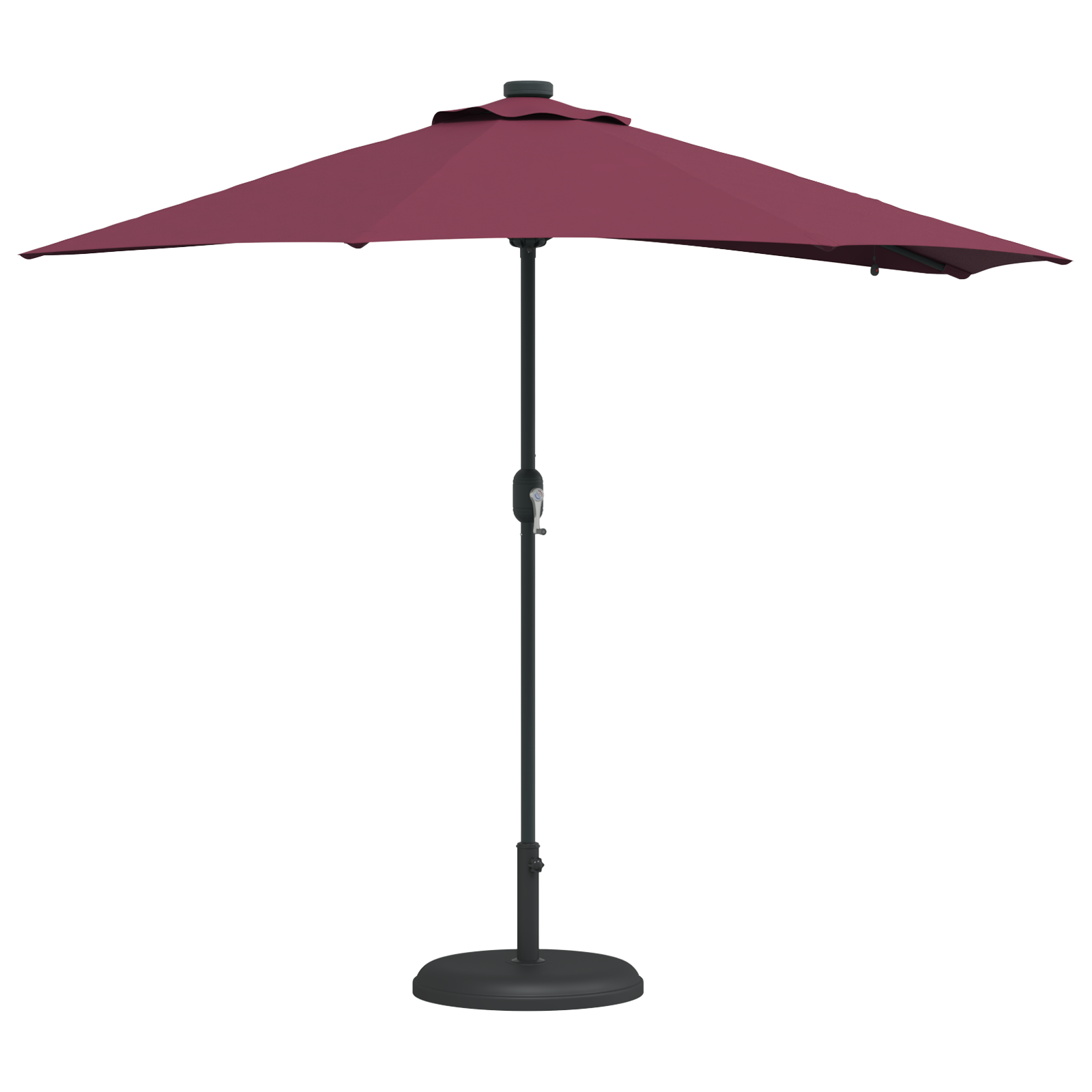 Tuinparasol Bordeaux Rood 294 x 150 x 223 cm Polyester en staal image 3