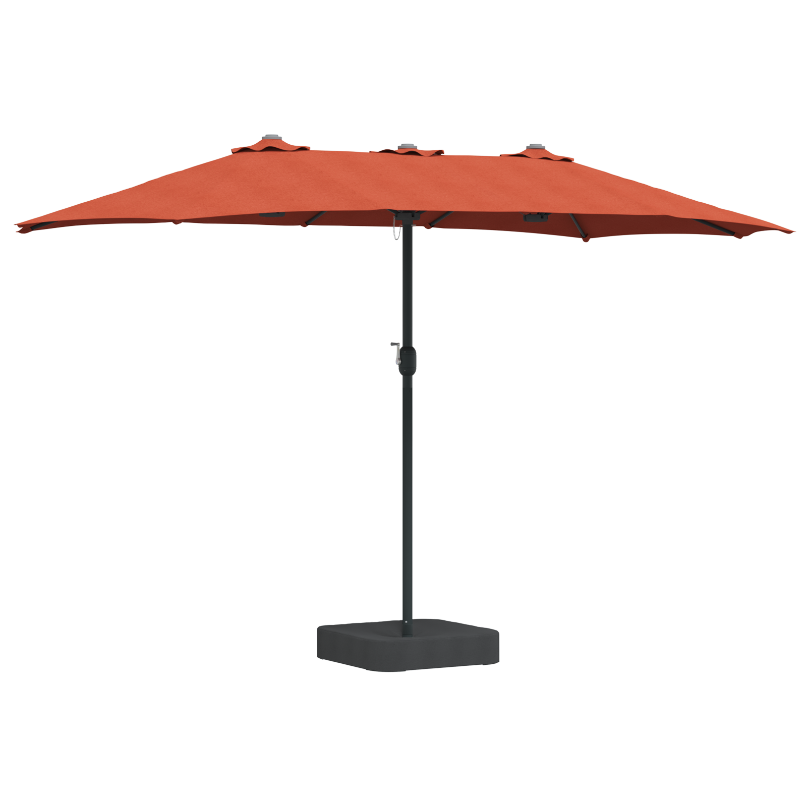 Tuinparasol Terracotta 385 x 209 x 244 cm Stof image 2