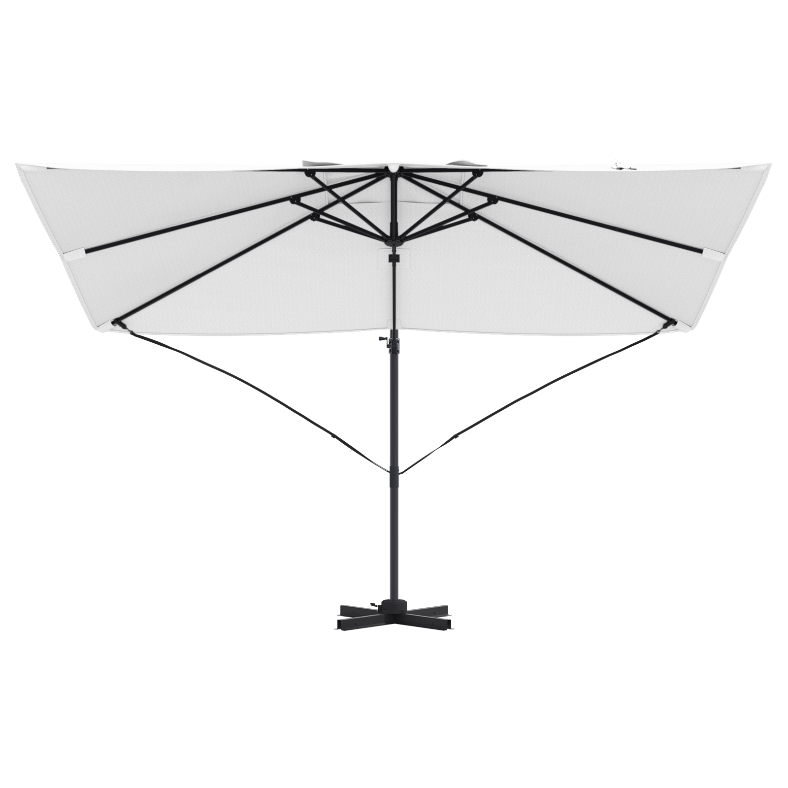 Cantilever Umbrella Sand Polyester Large Tiltable - Image 5