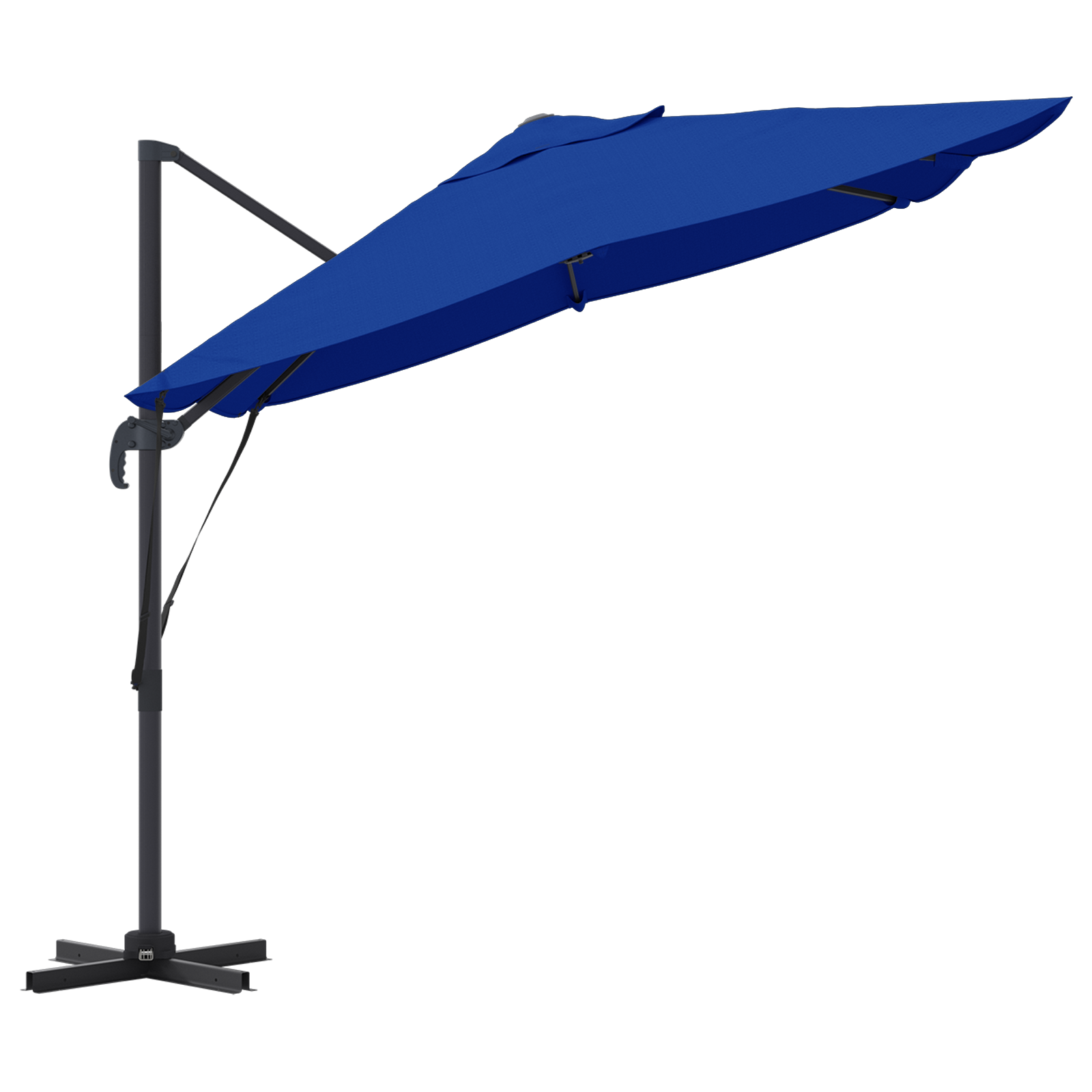 Azure Blue Cantilever Umbrella Azure Blue - Image 6