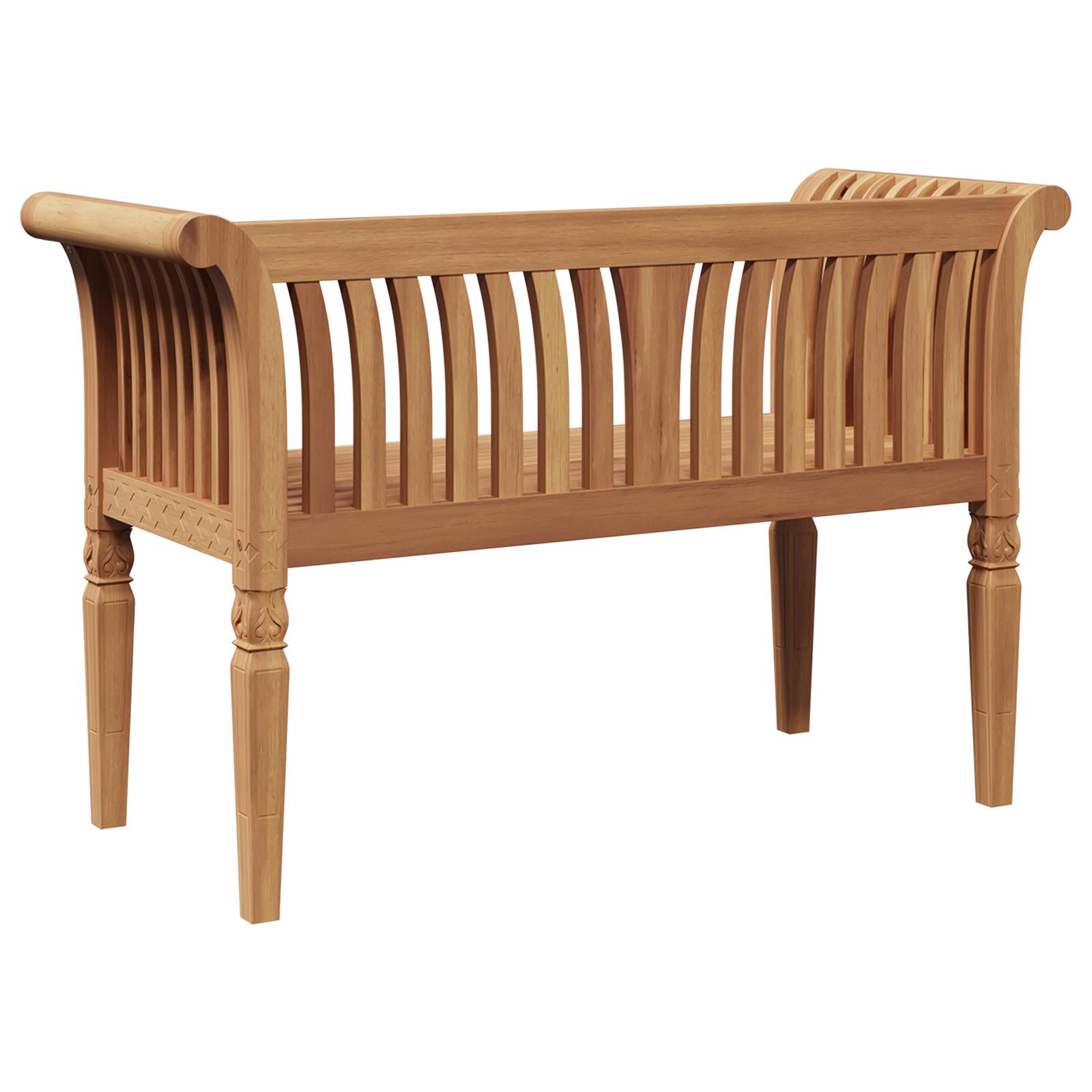 Garden Bench 127.5x52x80 cm Solid Wood Teak - Image 7