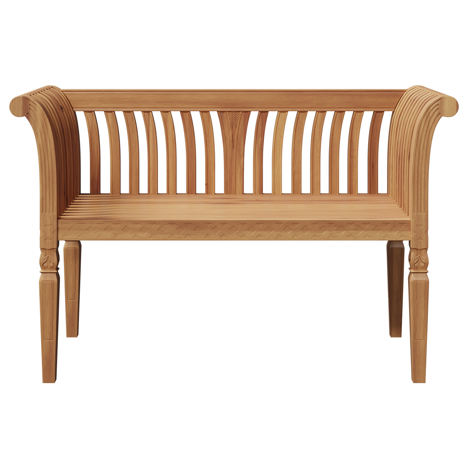 Garden Bench 127.5x52x80 cm Solid Wood Teak - Image 5