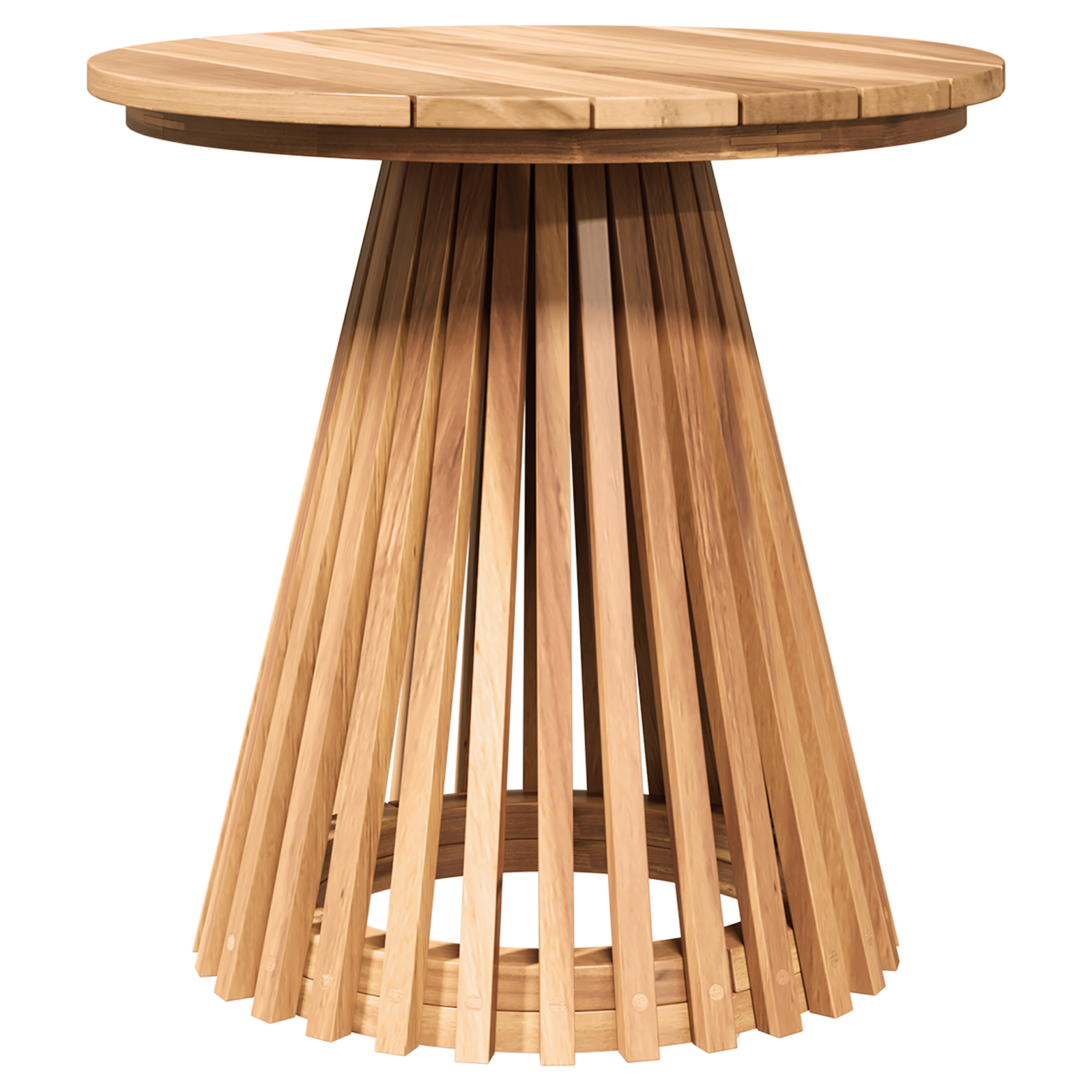 Garden Side Table Ø50x49.5 cm Solid Wood Teak - Image 2