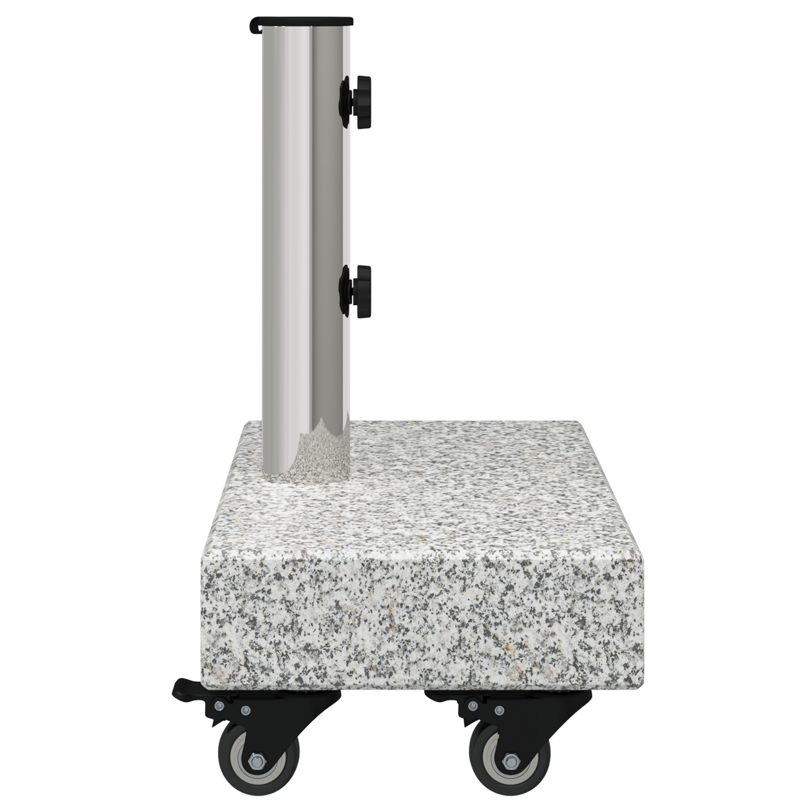 Wheeled Parasol Base for Ø38/48mm Poles Grey Granite 25 kg Rectangular - Image 6