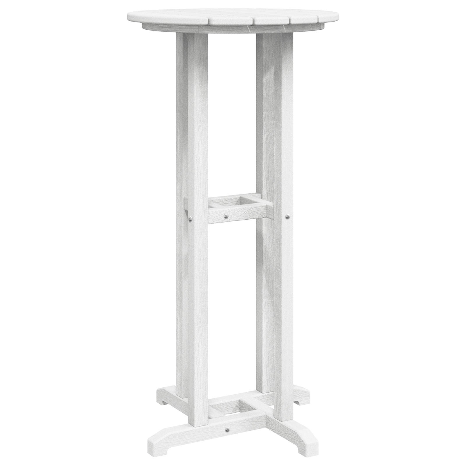 Bar Table White 55x55x107 cm HDPE - Image 7