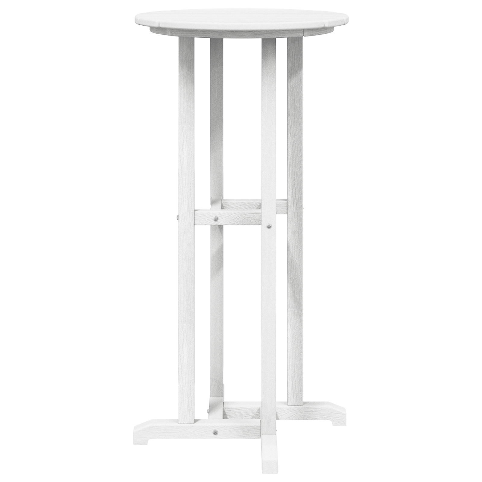 Bar Table White 55x55x107 cm HDPE - Image 6