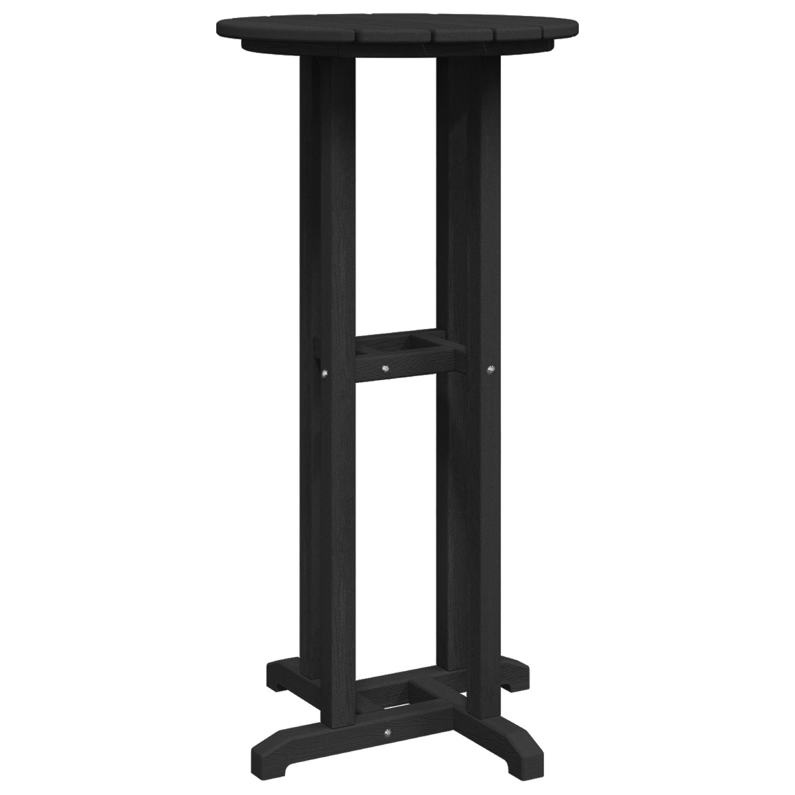 Bar Table Black 55x55x107 cm HDPE - Image 7