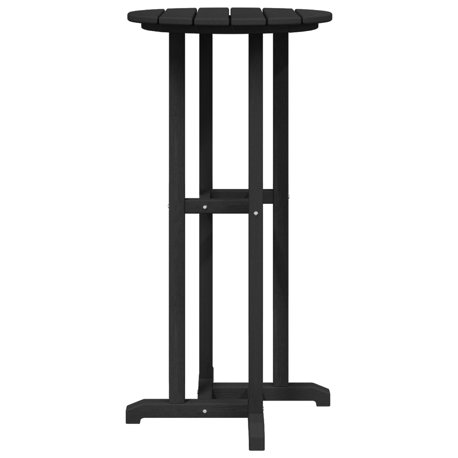 Bar Table Black 55x55x107 cm HDPE - Image 5