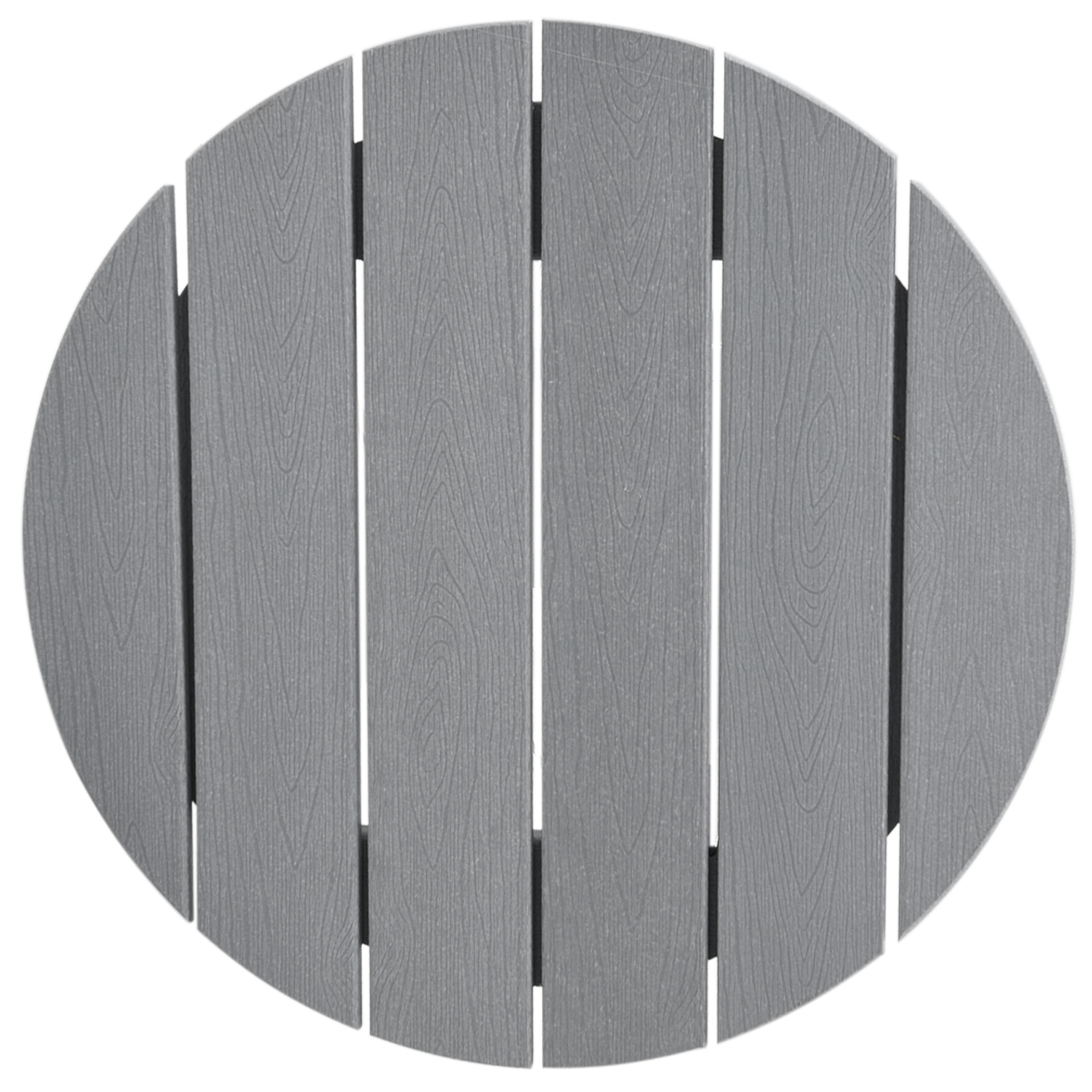 Bar Table Light Grey 55x55x107 cm HDPE - Image 8