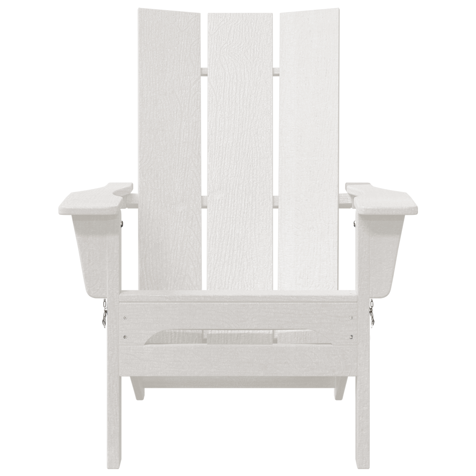 Folding Adirondack Chair White 74.5x80.5x90 cm HDPE - Image 4