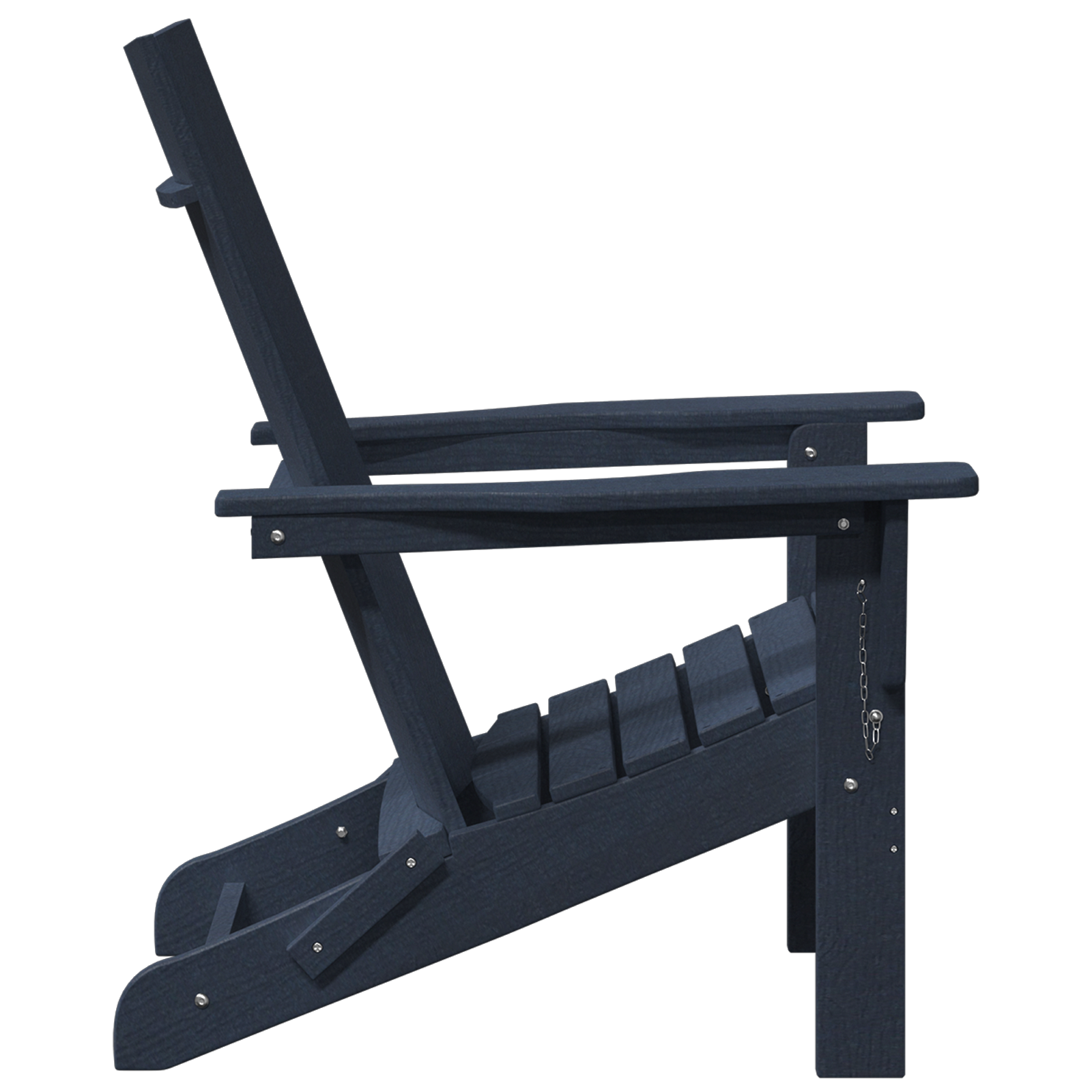 Folding Adirondack Chair Navy Blue 74.5x80.5x90 cm HDPE - Image 5