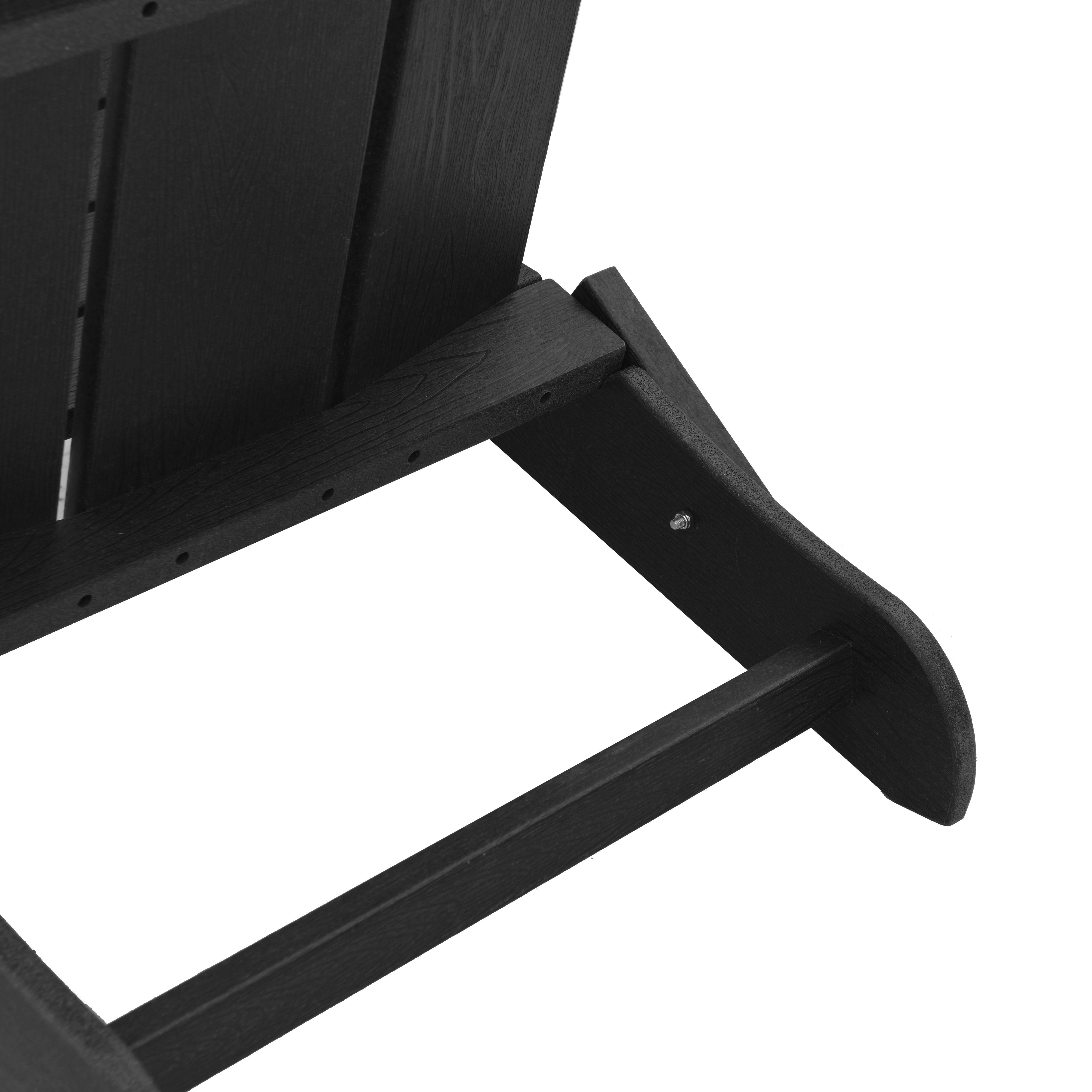 Folding Adirondack Chair Black 74.5x80.5x90 cm HDPE - Image 9